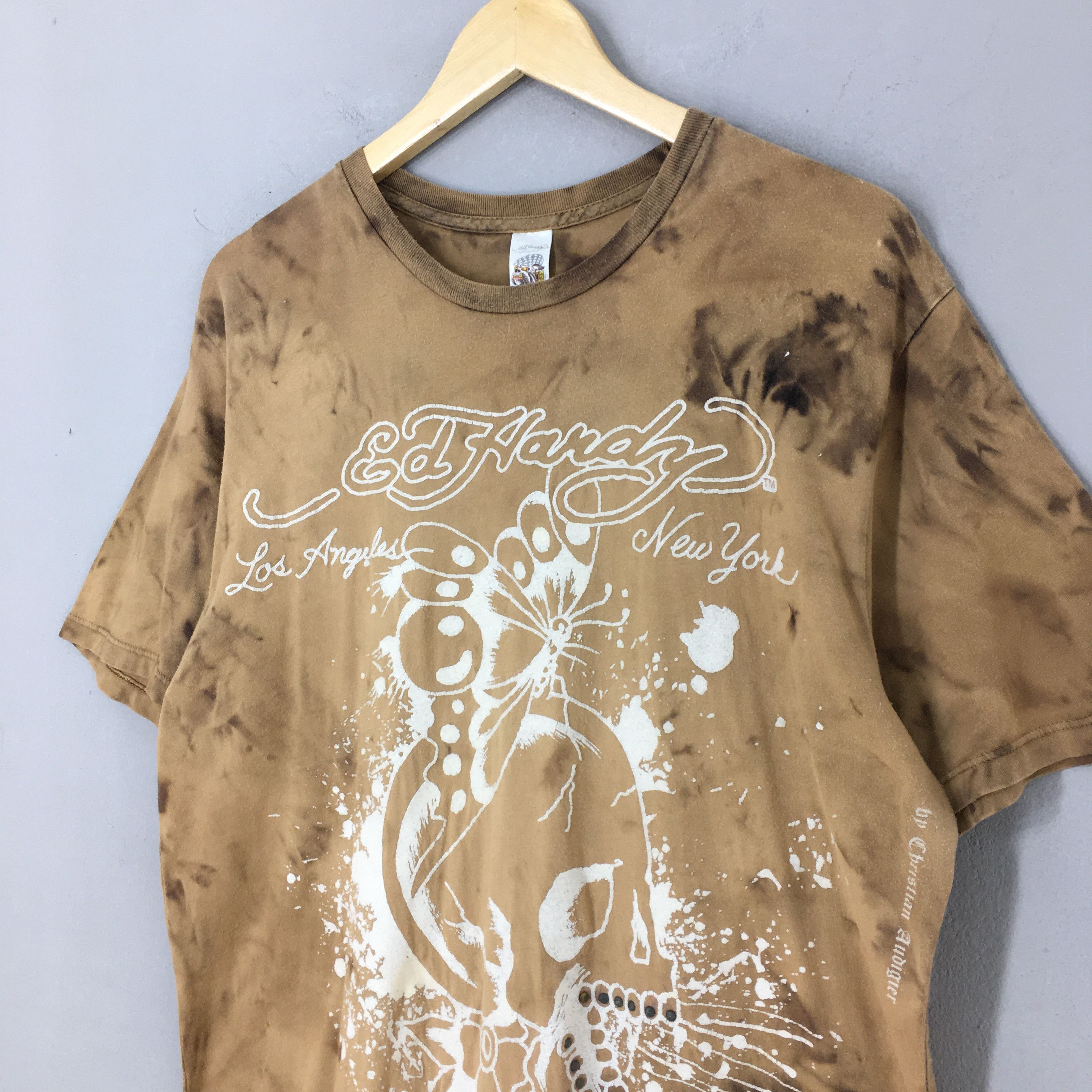 Christian Audigier × Ed Hardy × Vintage Vintage Y2K Don Ed Hardy By Christian Audigier Tshirt XXL Size US XXL / EU 58 / 5 - 3 Thumbnail