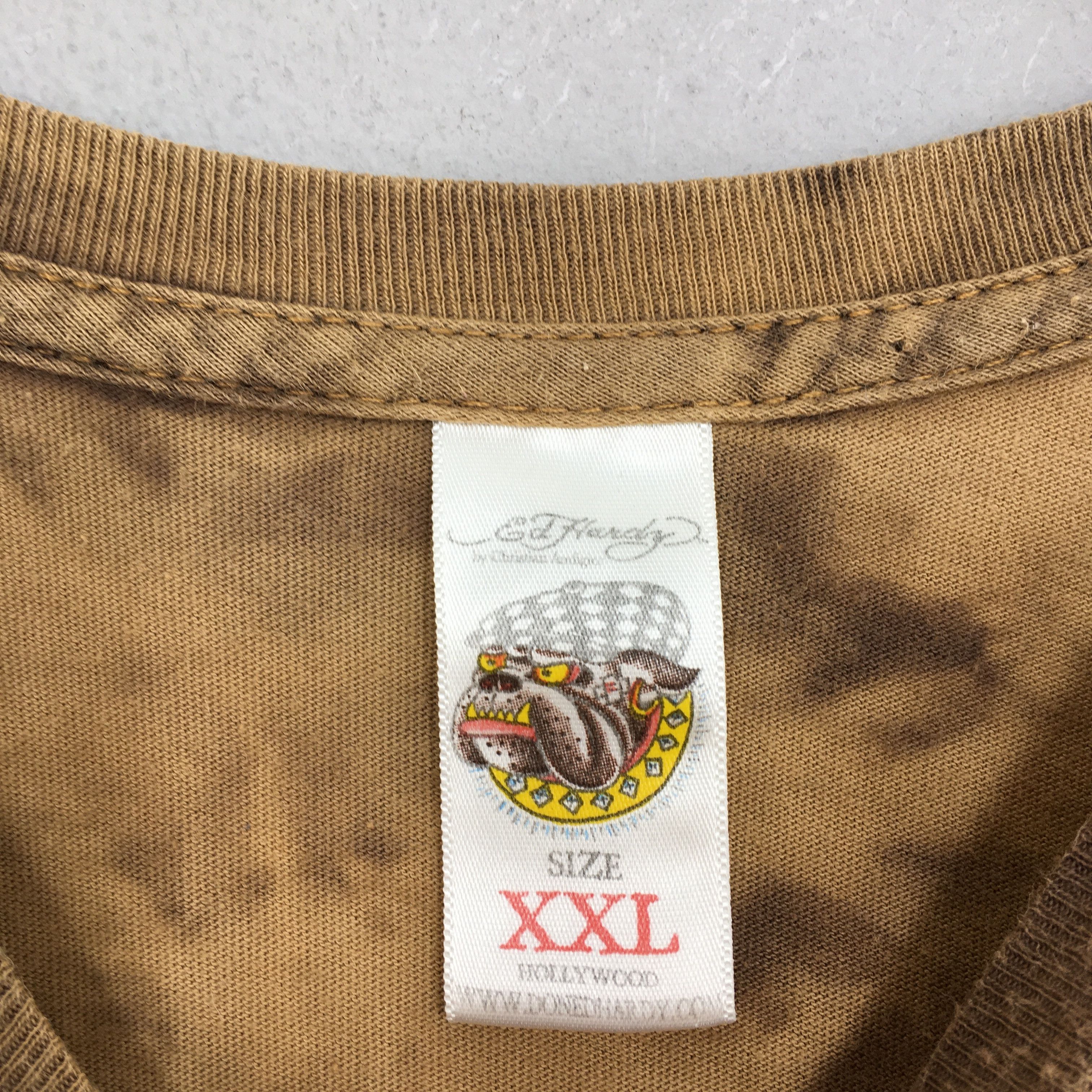 Christian Audigier × Ed Hardy × Vintage Vintage Y2K Don Ed Hardy By Christian Audigier Tshirt XXL Size US XXL / EU 58 / 5 - 4 Thumbnail