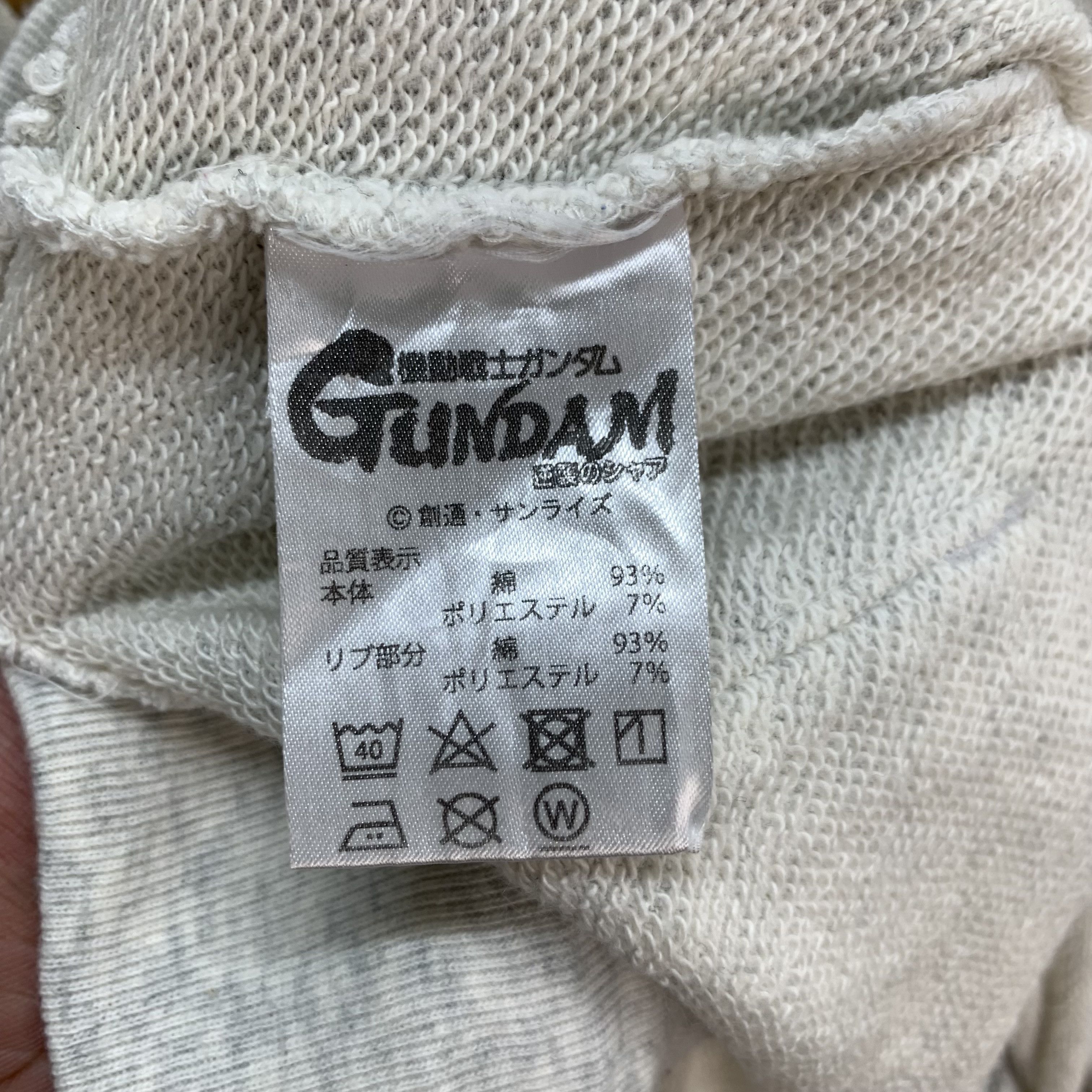 Vintage Bandai RX-93 V Gundam Zip Up Hoodies #4013-139 Size US L / EU 52-54 / 3 - 8 Thumbnail
