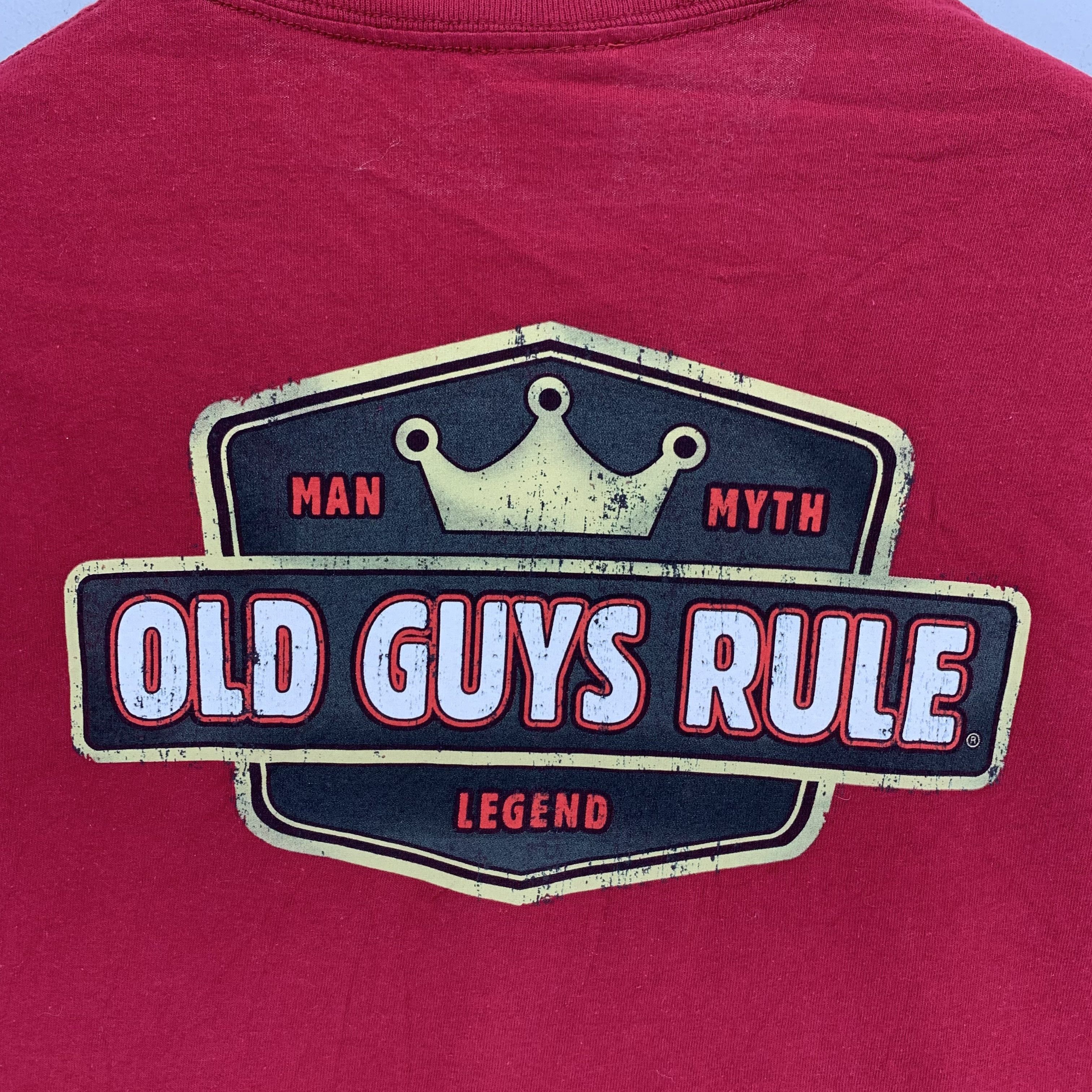 Other Old Guy Rule Big Logo Red Tee #3391-49 Size US XL / EU 56 / 4 - 2 Thumbnail
