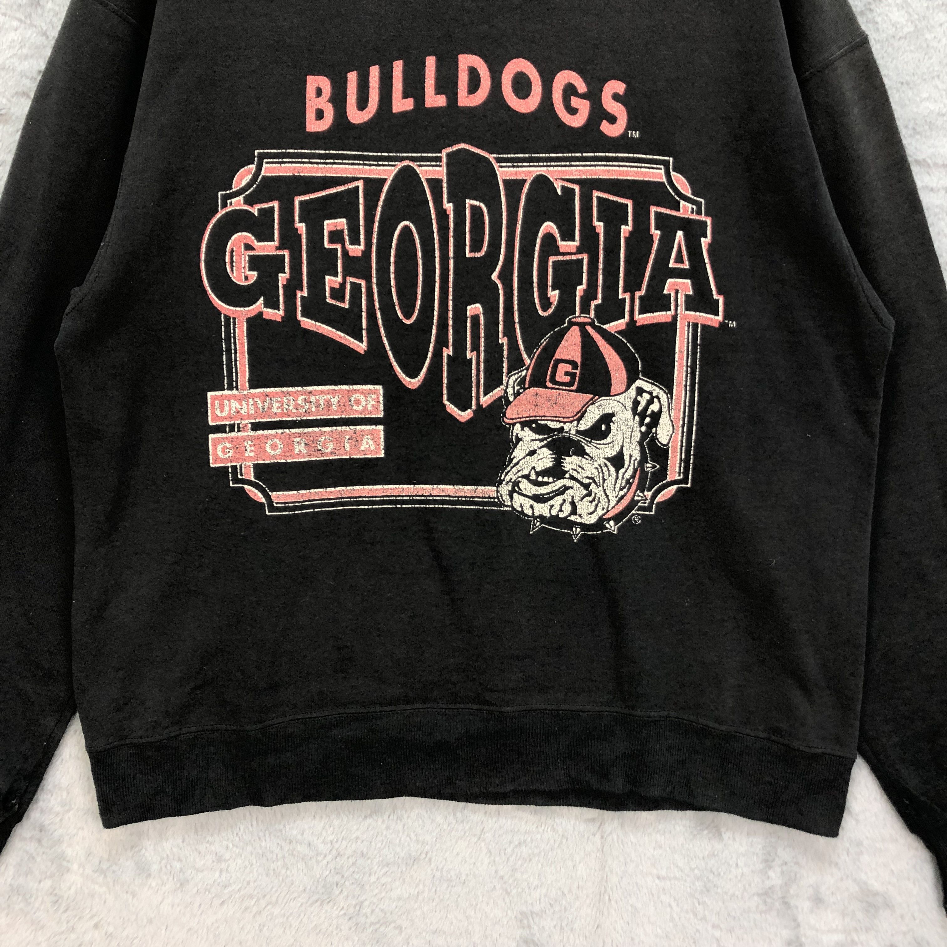 Hanes Vintage BULLDOGS GEORGIA UNIVERSITY Sweatshirts #5043-26 Size US L / EU 52-54 / 3 - 4 Thumbnail