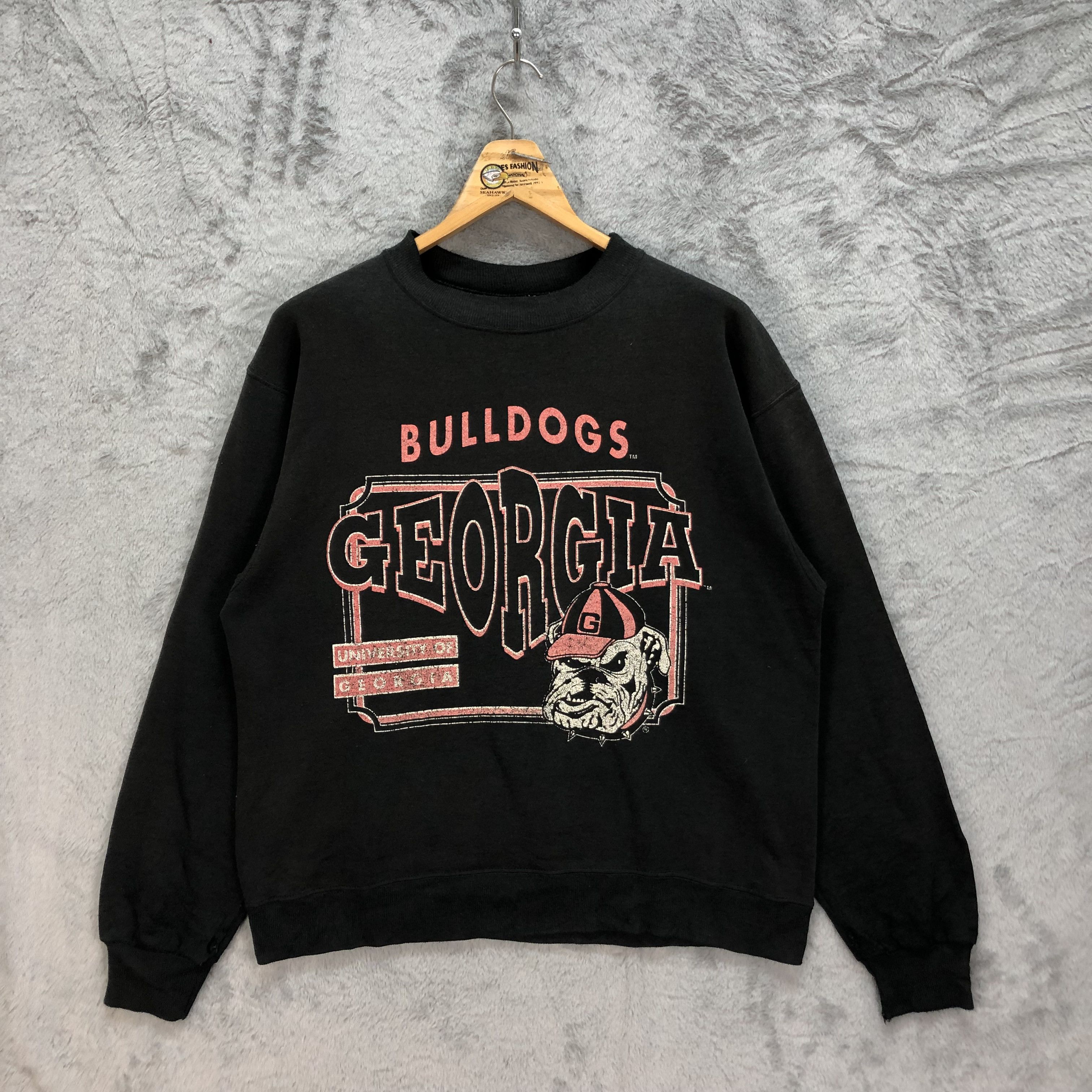Hanes Vintage BULLDOGS GEORGIA UNIVERSITY Sweatshirts #5043-26 Size US L / EU 52-54 / 3 - 1 Thumbnail