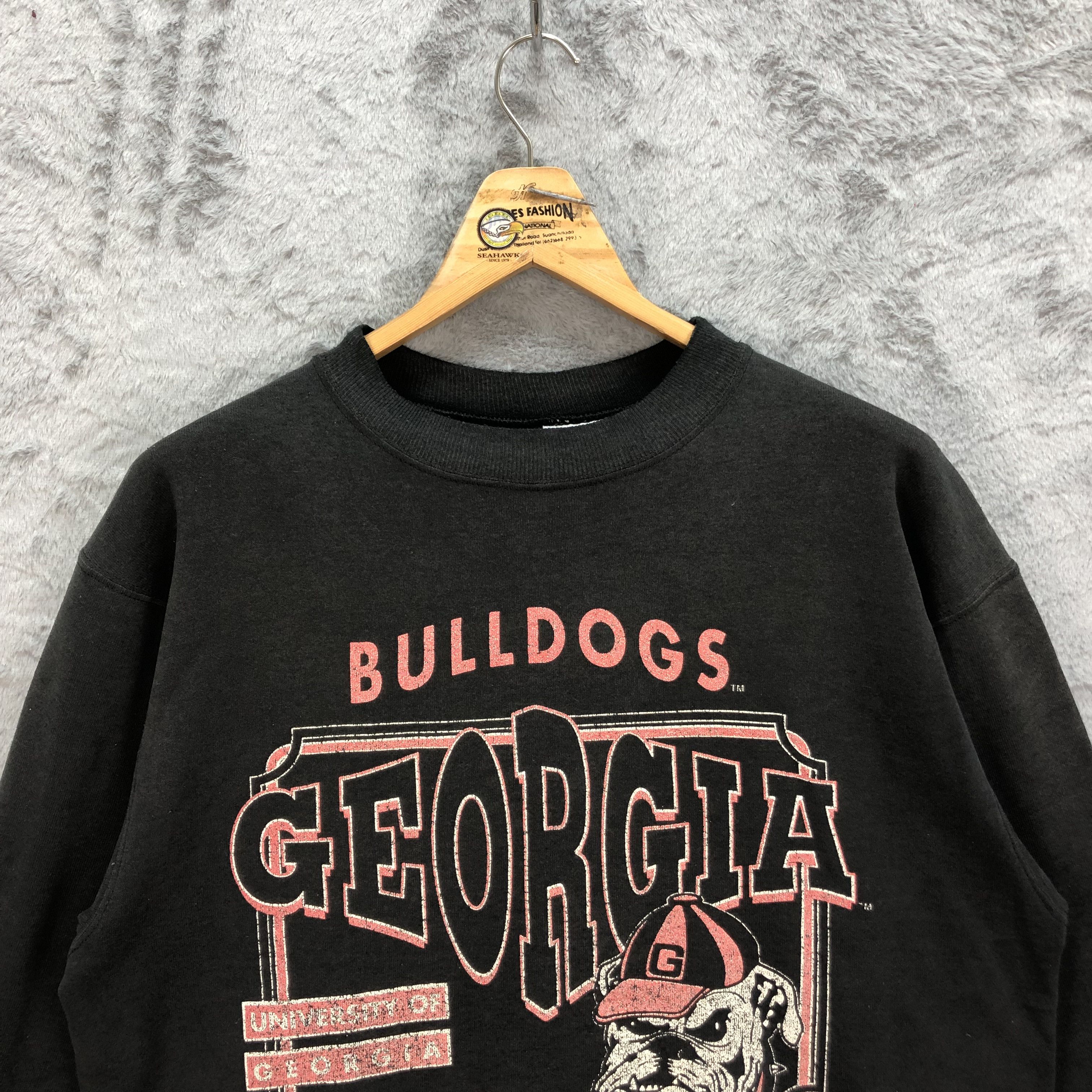 Hanes Vintage BULLDOGS GEORGIA UNIVERSITY Sweatshirts #5043-26 Size US L / EU 52-54 / 3 - 2 Thumbnail