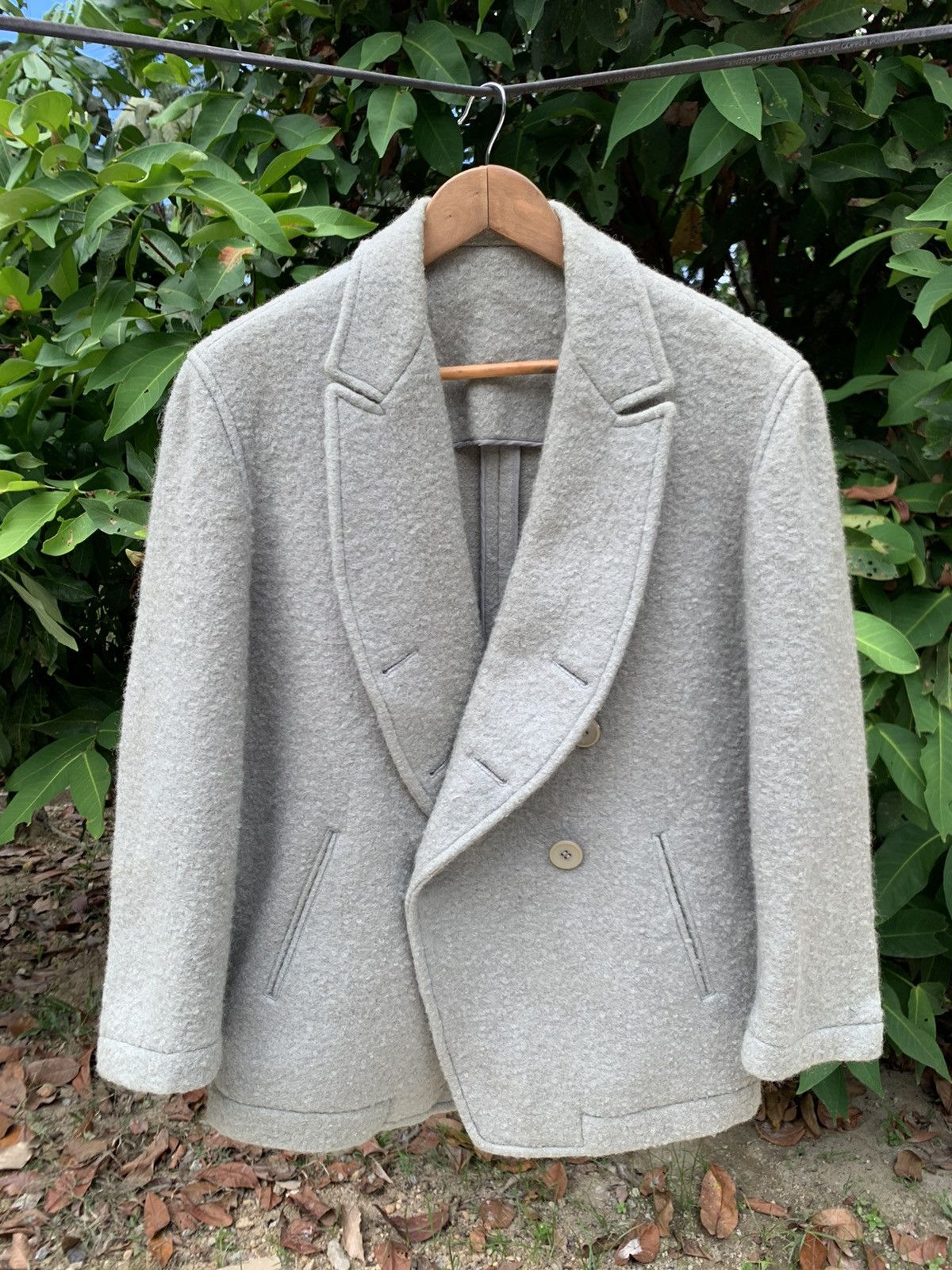 Yohji Yamamoto Ys Yohji Yamamoto double breast wool jacket Size US M / EU 48-50 / 2 - 2 Thumbnail