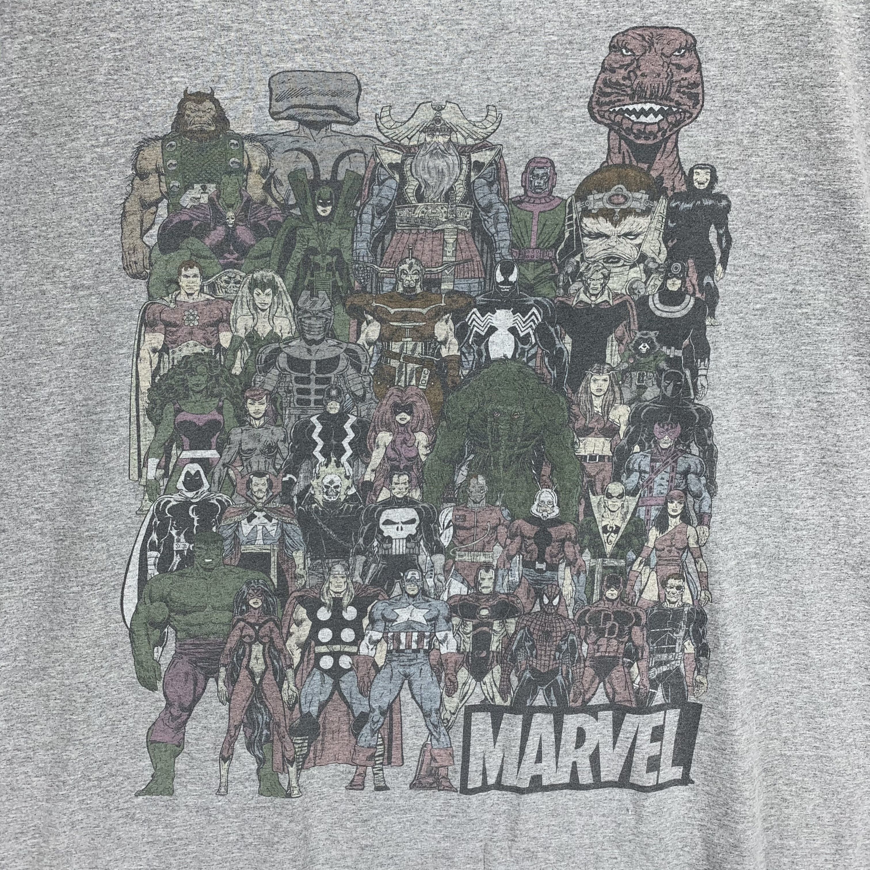 Marvel Comics Marvel All Characters Printed Big Size Tees 6XL #3208-115 Size US XXL / EU 58 / 5 - 3 Thumbnail