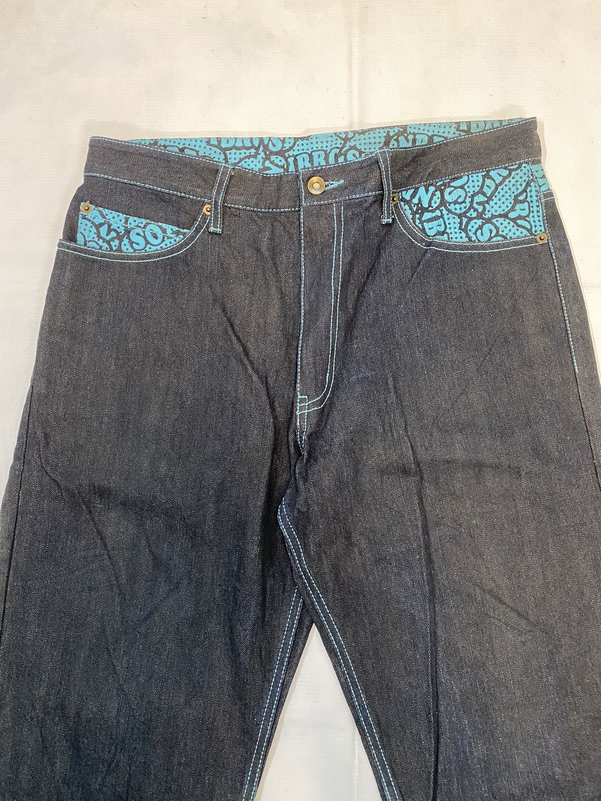 Japanese Brand Normanbros Denim Jeans Japanese Street Size US 33 - 2 Thumbnail