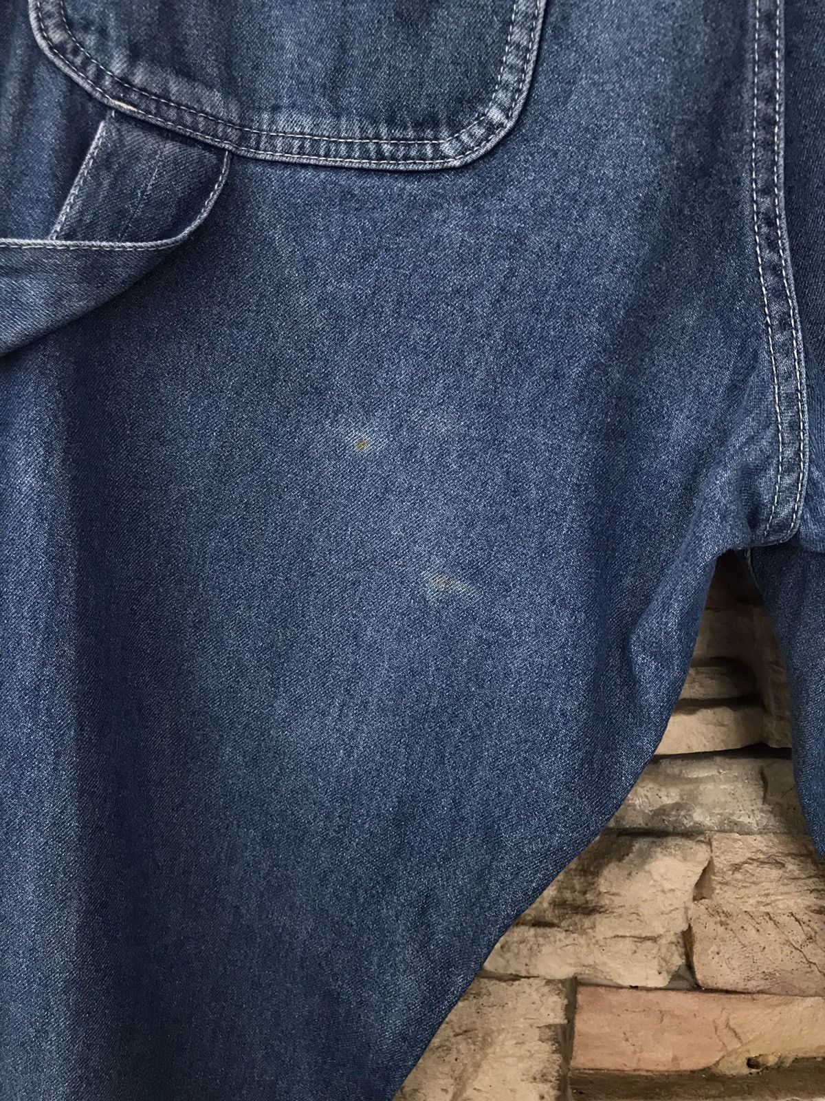 Global Work Vintage Global Work Carpenter Distressed Pants Size US 33 - 15 Thumbnail