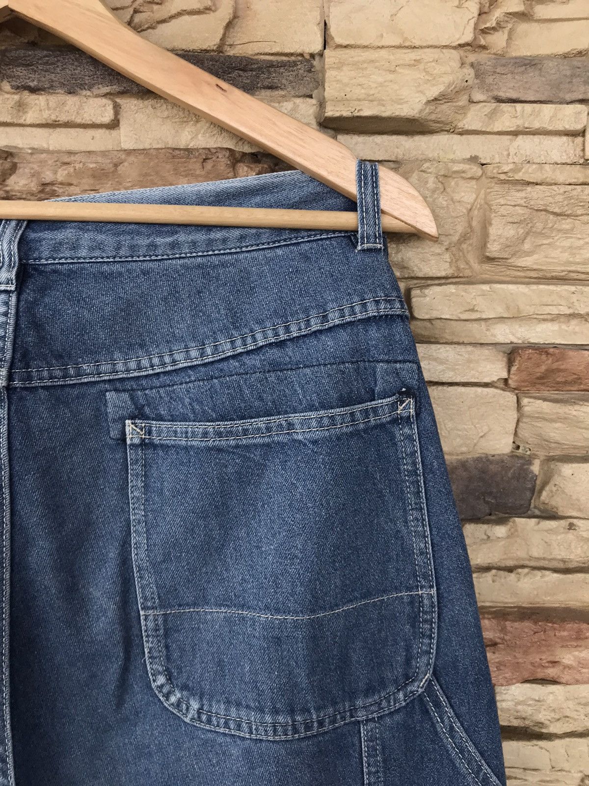 Global Work Vintage Global Work Carpenter Distressed Pants Size US 33 - 11 Thumbnail