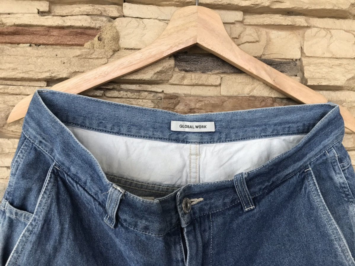Global Work Vintage Global Work Carpenter Distressed Pants Size US 33 - 5 Thumbnail