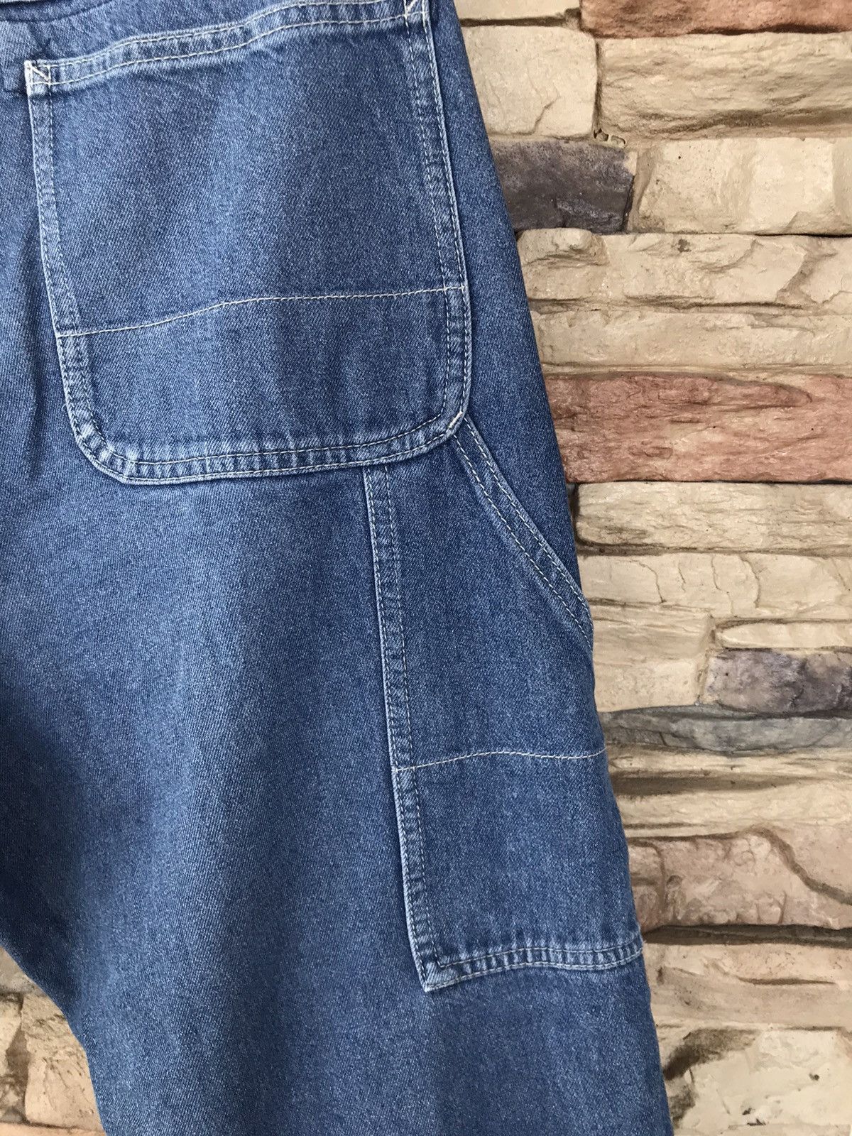 Global Work Vintage Global Work Carpenter Distressed Pants Size US 33 - 12 Thumbnail