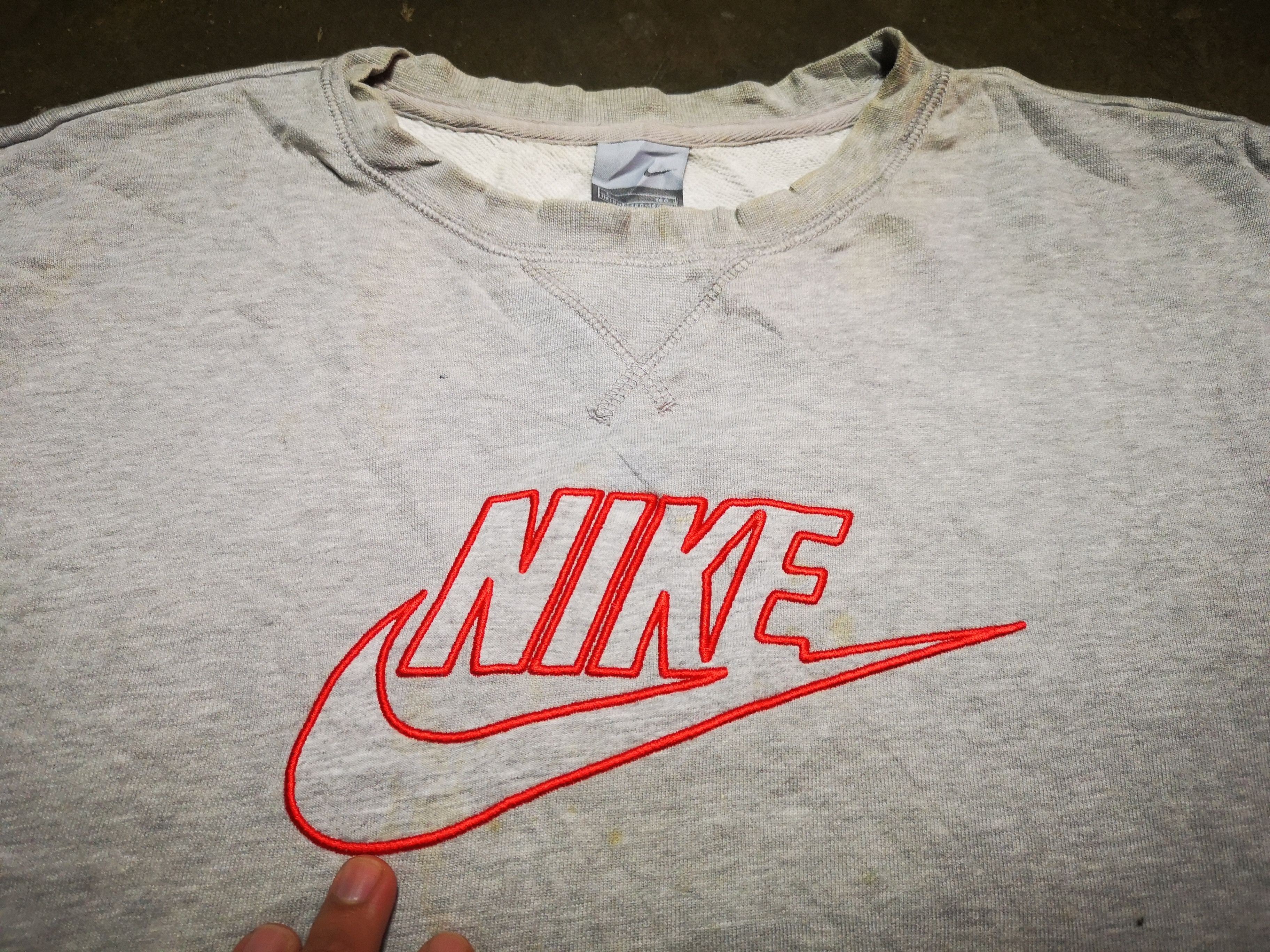 Nike × Vintage Sweatshirt Nike Vintage Y2K Spell Out Size US L / EU 52-54 / 3 - 3 Thumbnail
