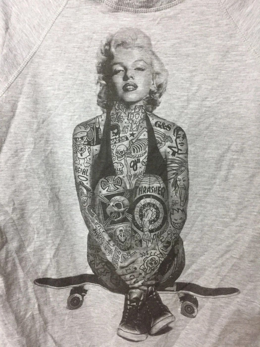 Vintage × Welcome Skateboards Vintage Marlyn Monroe Skate With Branded Skateboard /25 Size US S / EU 44-46 / 1 - 1 Thumbnail