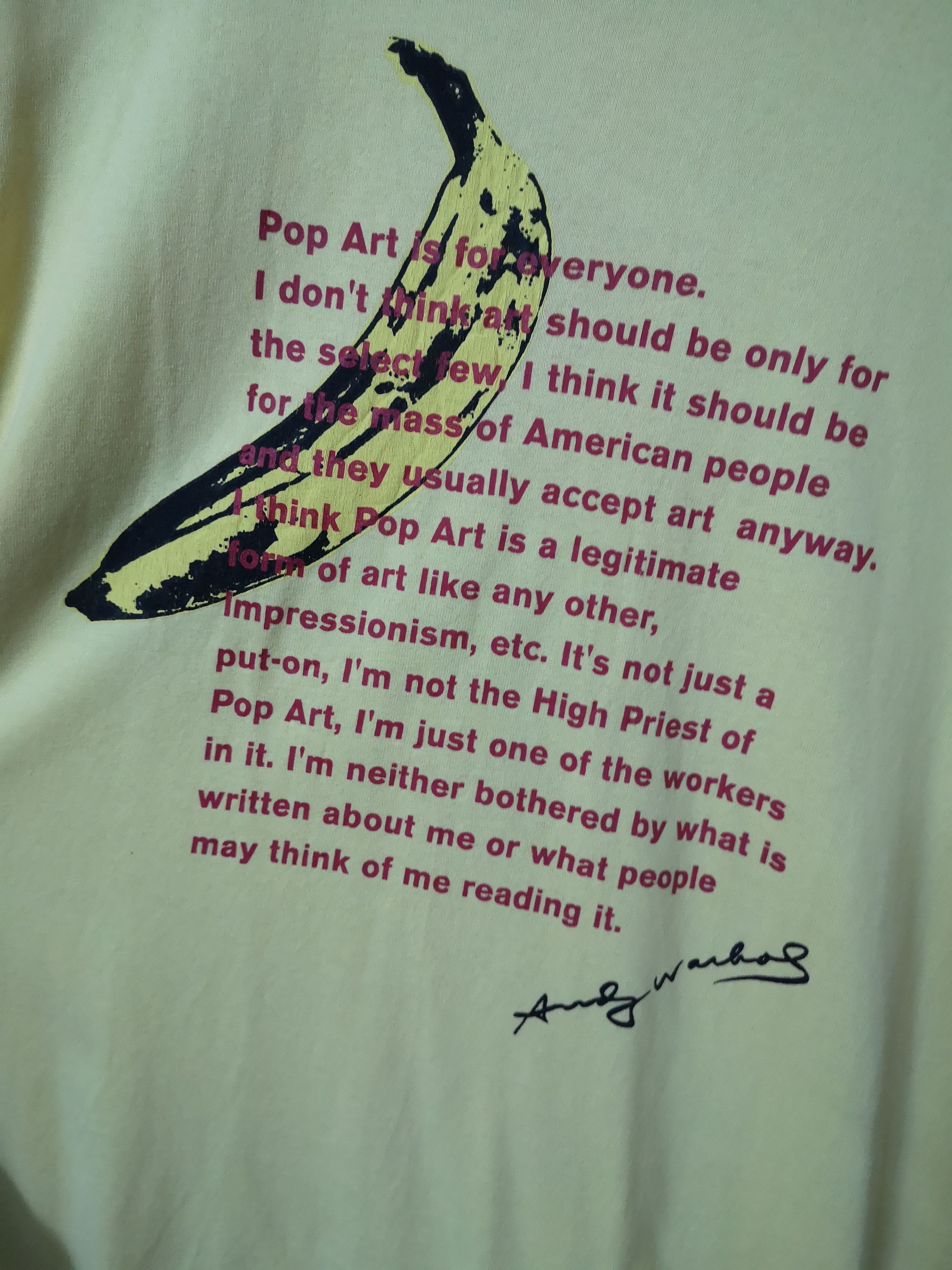 Andy Warhol × Uniqlo Andy Warhol x Uniqlo Tee Size US XL / EU 56 / 4 - 2 Thumbnail