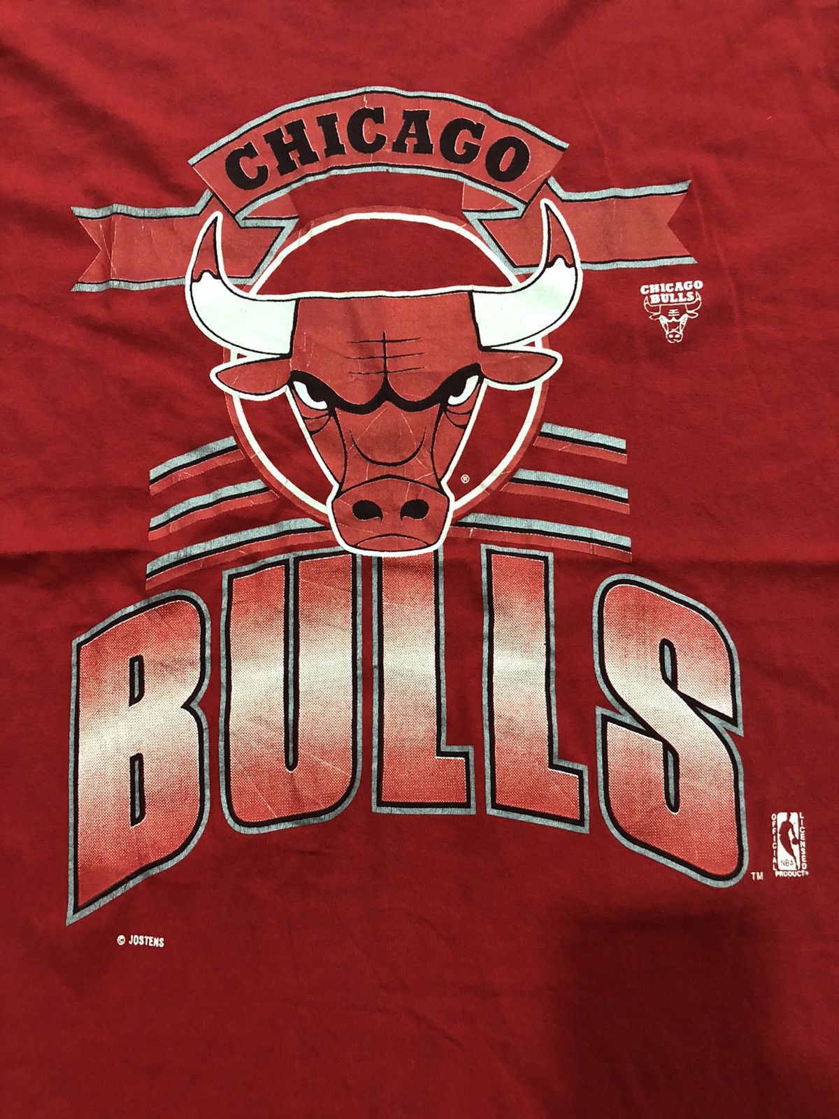 NBA × Vintage Vintage Chicago Bulls Basketball Nba Tee Tops Tshirt Jordan Size US L / EU 52-54 / 3 - 2 Thumbnail