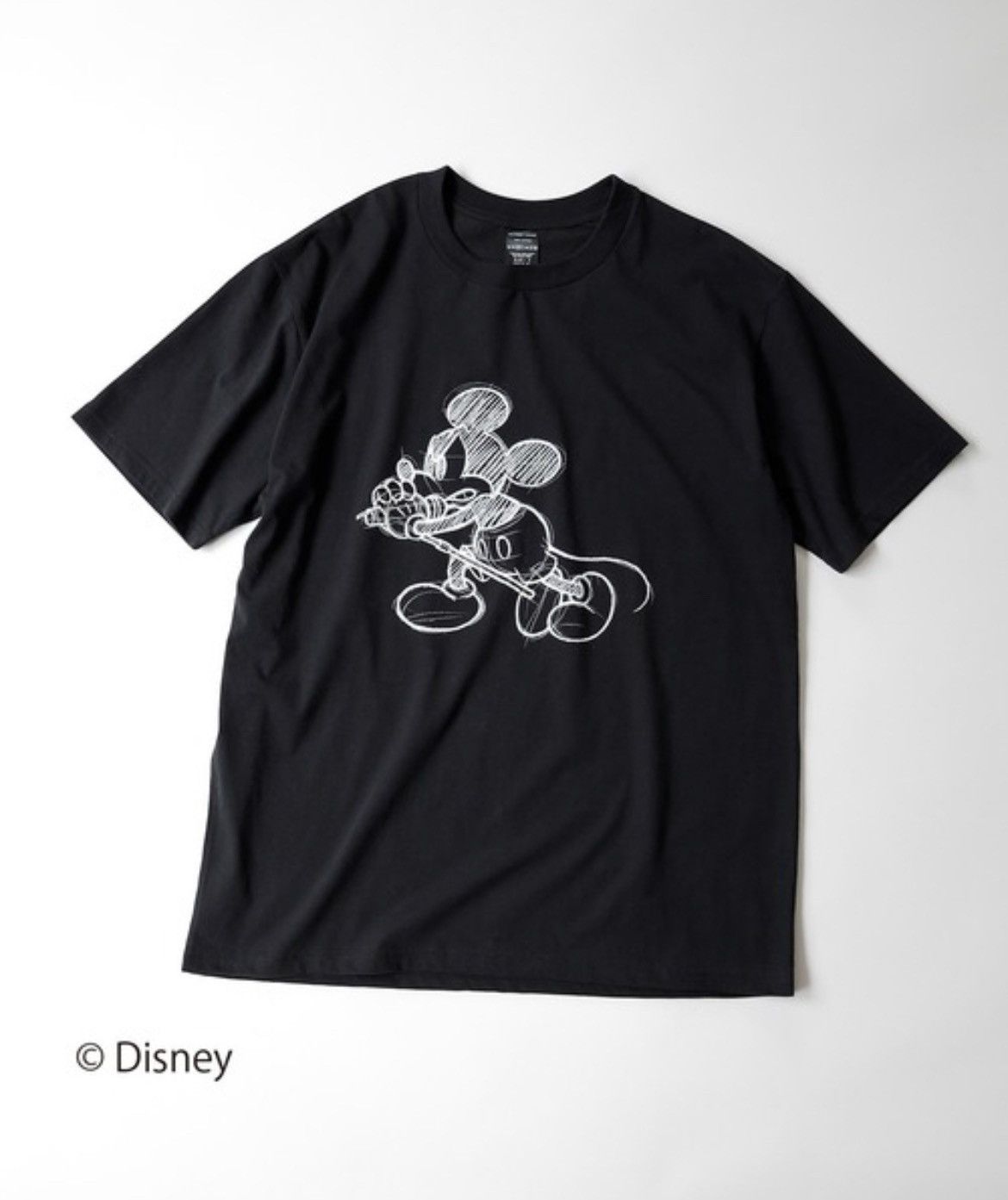 image of Number N Ine Number Nine Micky Muse Tee Size 2 in Black, Men's