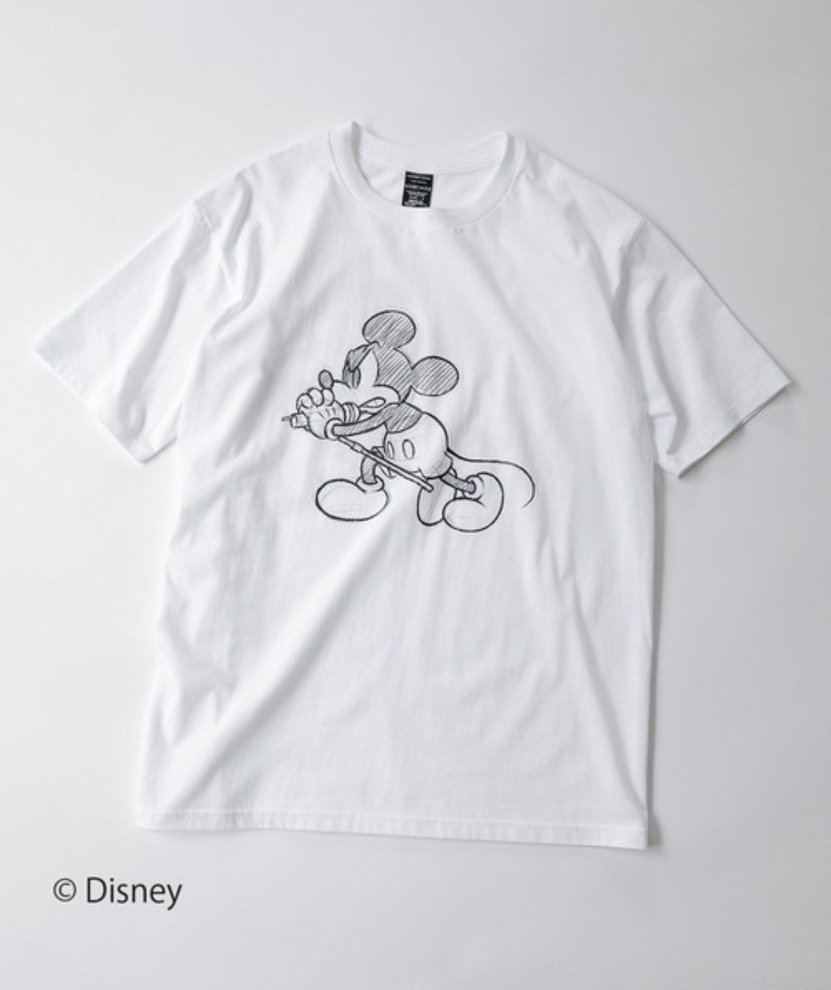 image of Number N Ine Number Nine Micky Muse Tee Size 2 in White, Men's