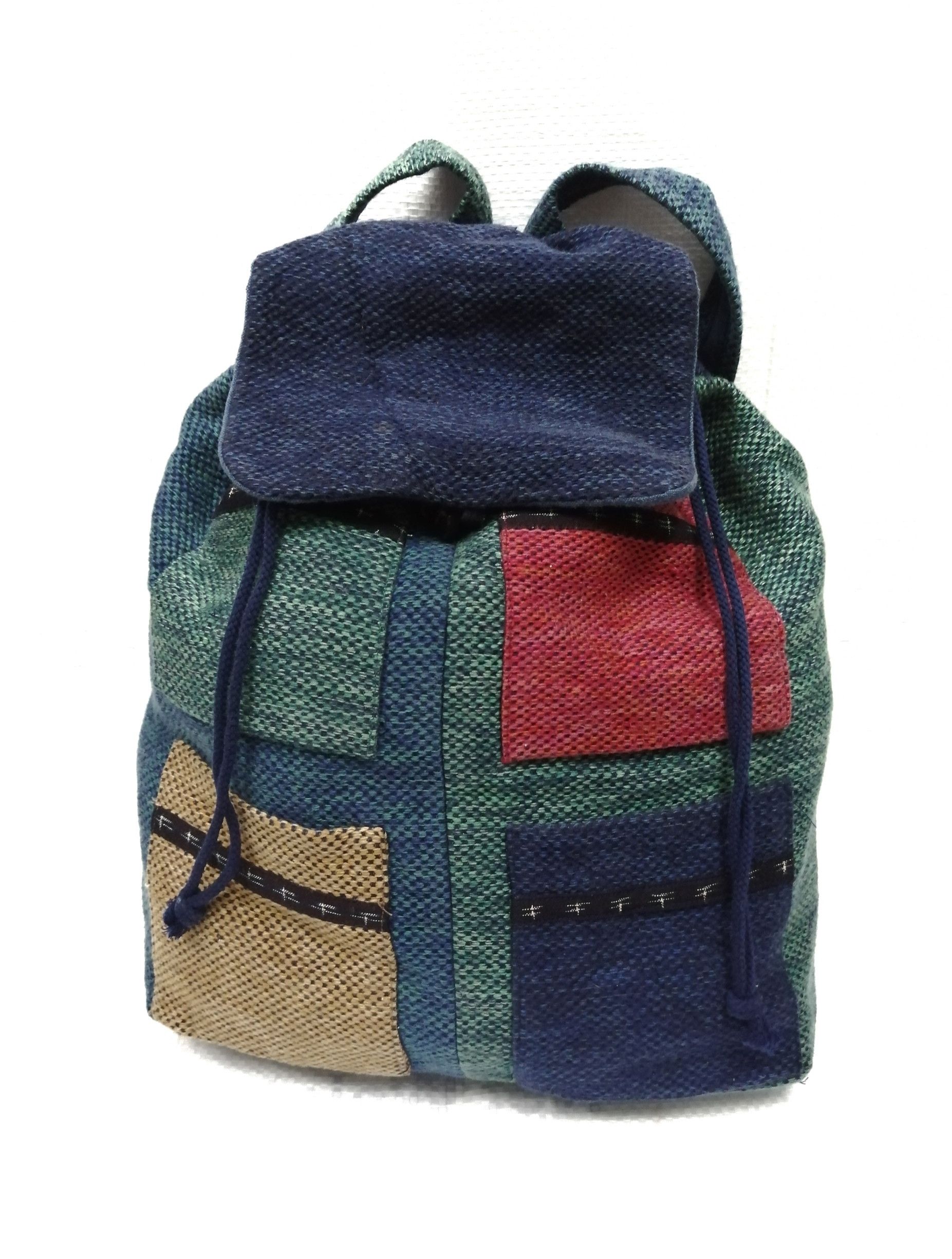 Japanese Brand Custom Made Patchwork Kendo Backpack Size ONE SIZE - 1 Thumbnail