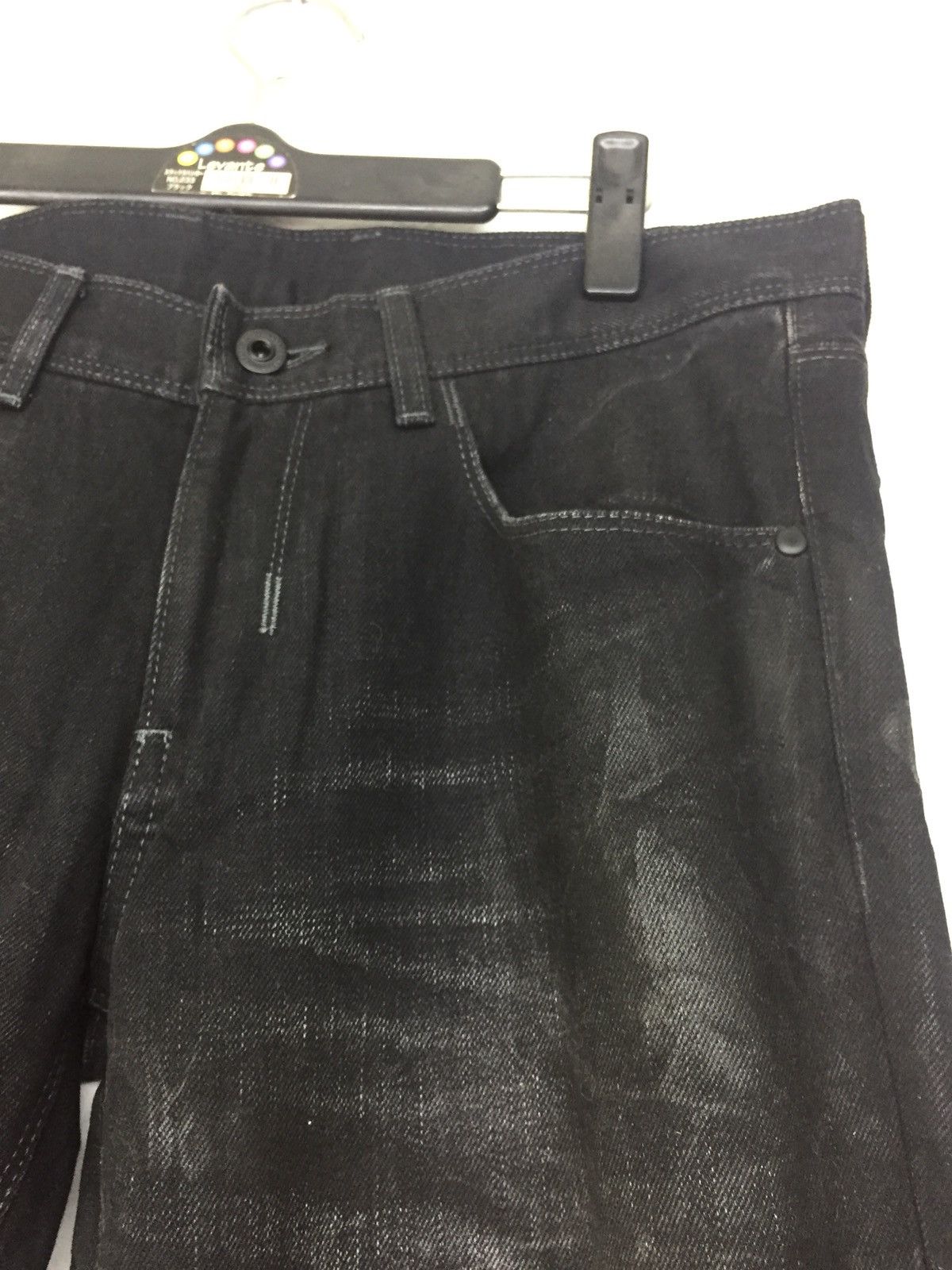 Neil Barrett Black Barret By Neil Barett Wax Jeanos Design Size US 33 - 6 Thumbnail