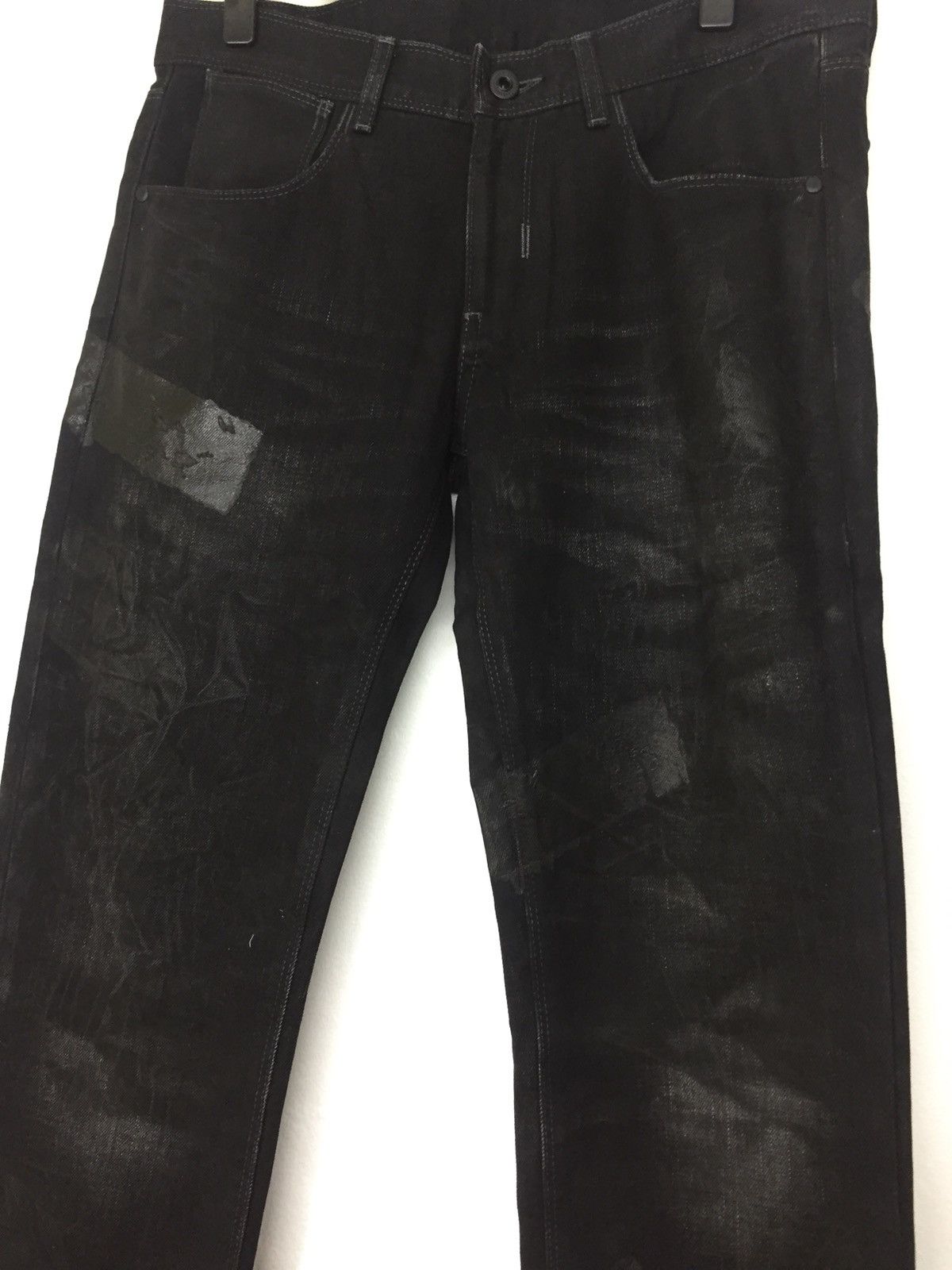Neil Barrett Black Barret By Neil Barett Wax Jeanos Design Size US 33 - 4 Thumbnail