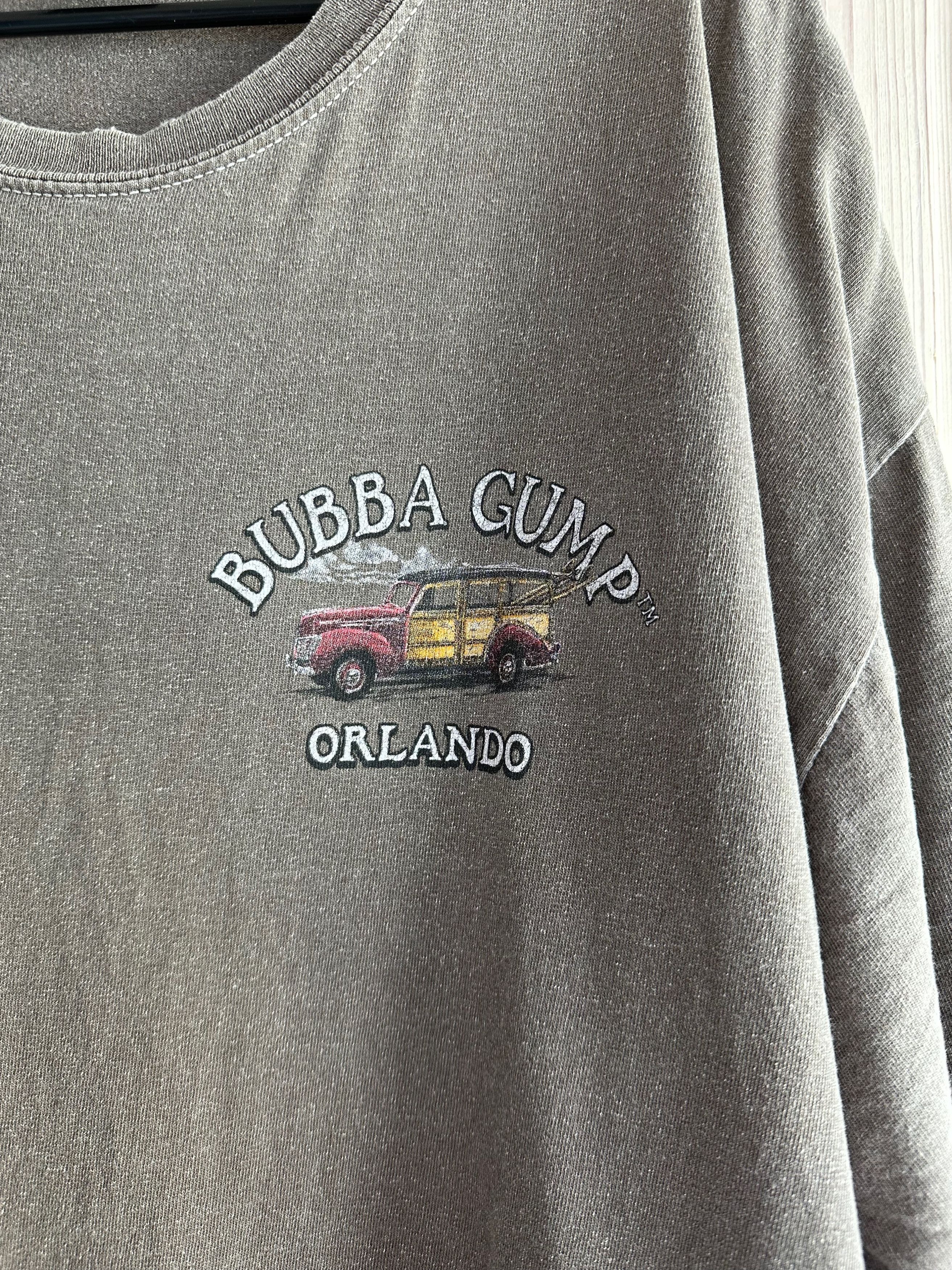 Vintage BUBBA GUMP Shrimp vintage t shirt faded heavy cotton trashed Size US XL / EU 56 / 4 - 4 Thumbnail