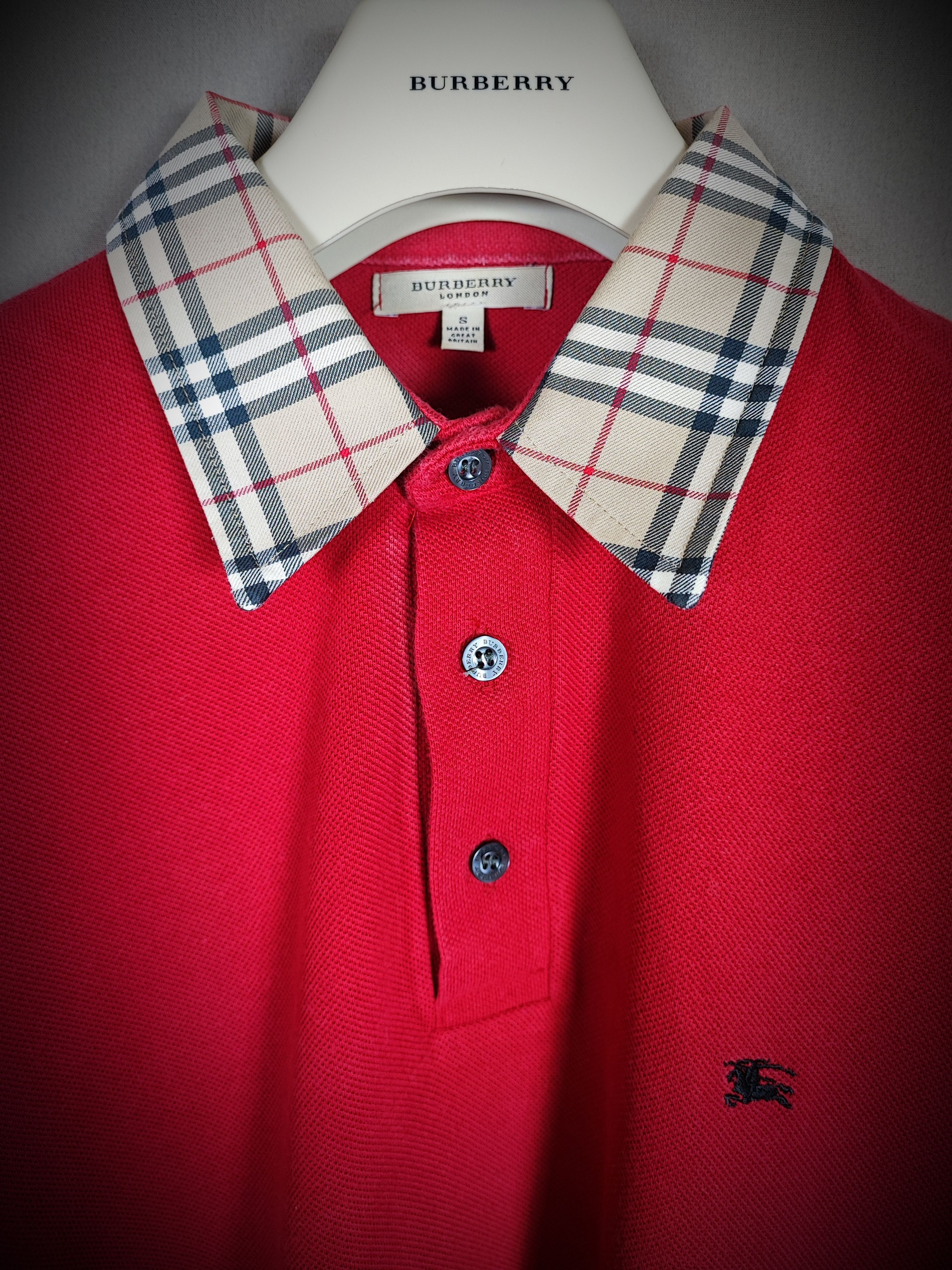 Burberry ⚠️Rare Burberry Polo with tartan pattern Size US M / EU 48-50 / 2 - 1 Thumbnail