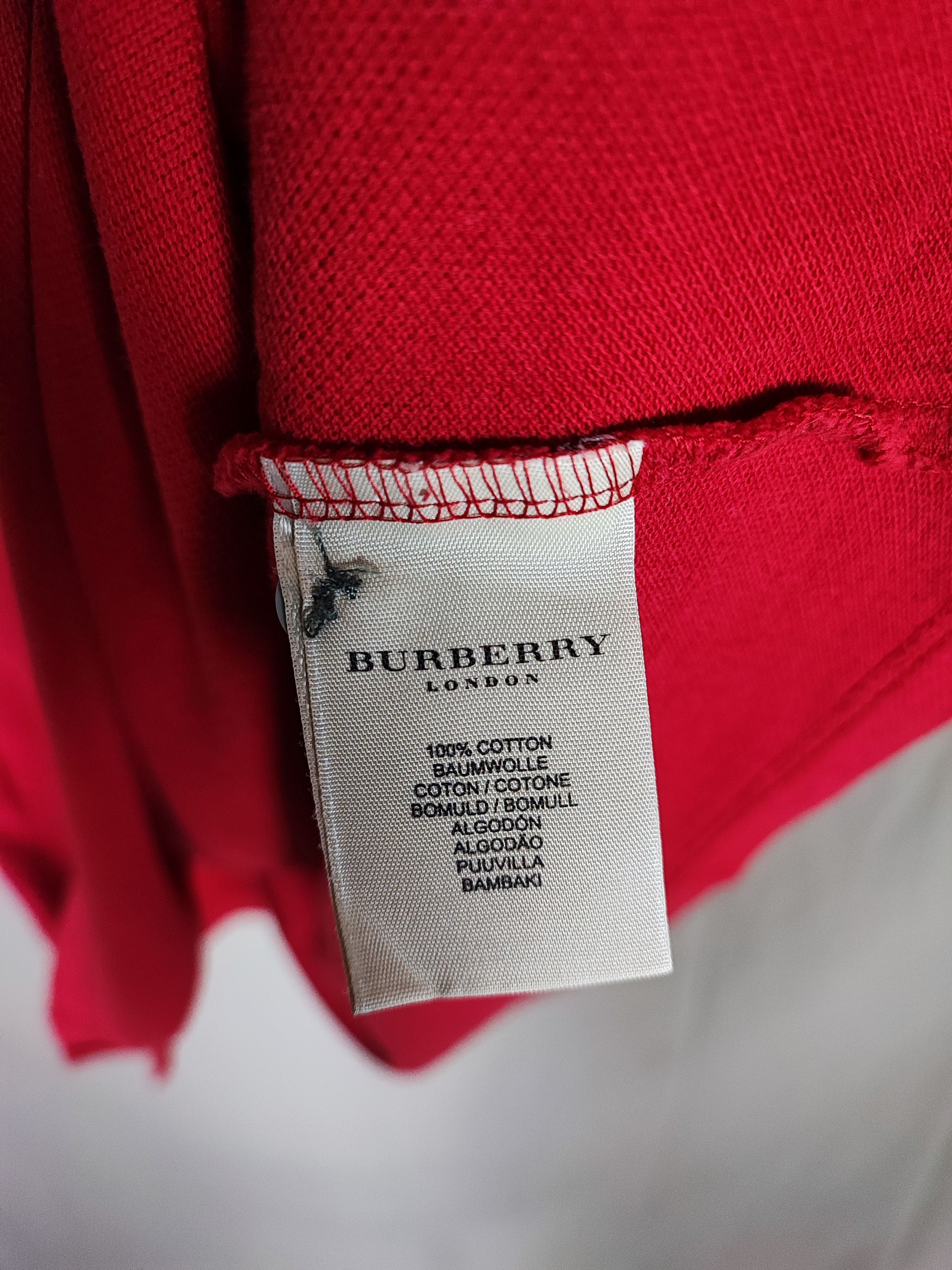 Burberry ⚠️Rare Burberry Polo with tartan pattern Size US M / EU 48-50 / 2 - 7 Thumbnail