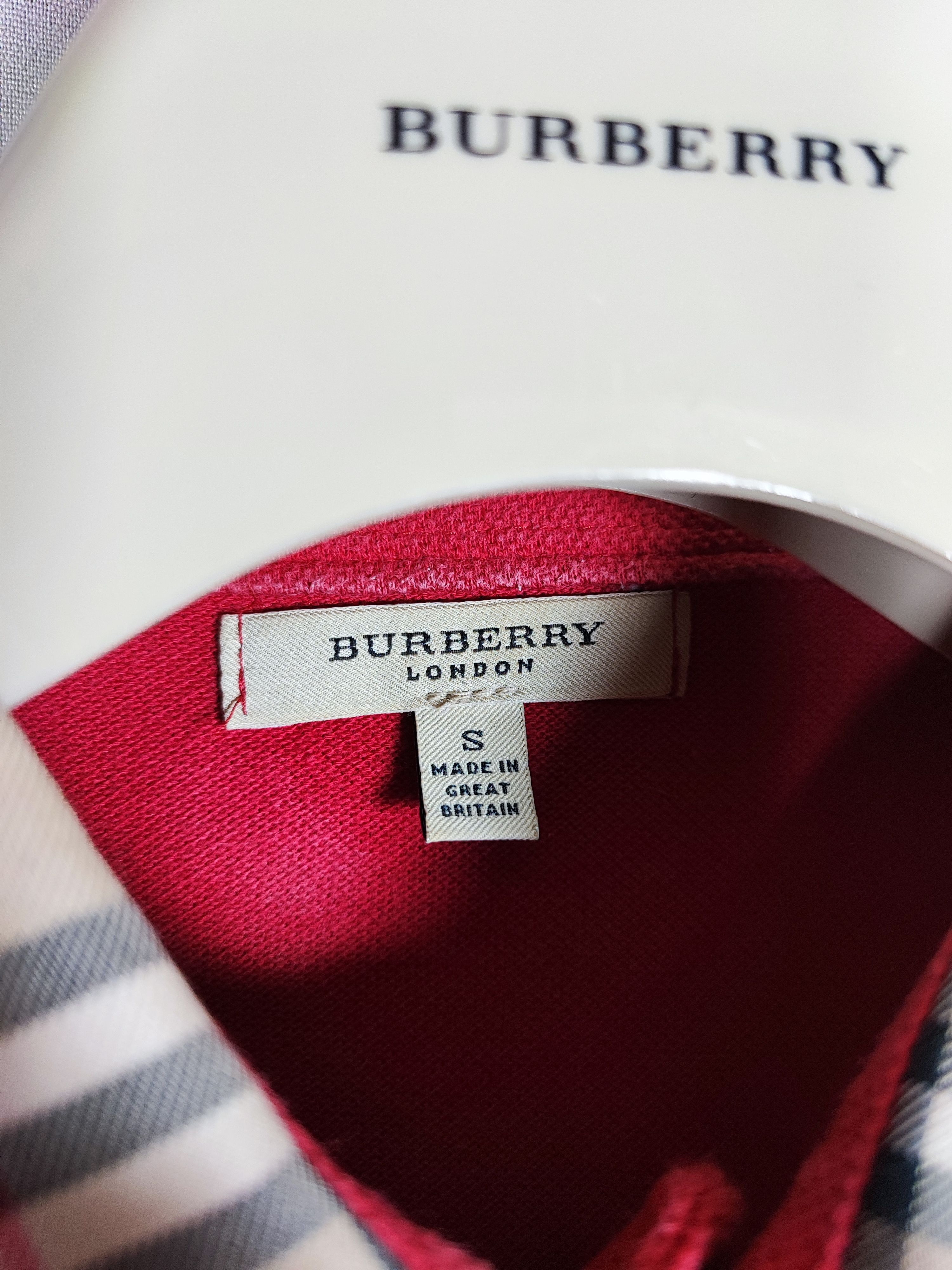 Burberry ⚠️Rare Burberry Polo with tartan pattern Size US M / EU 48-50 / 2 - 5 Thumbnail