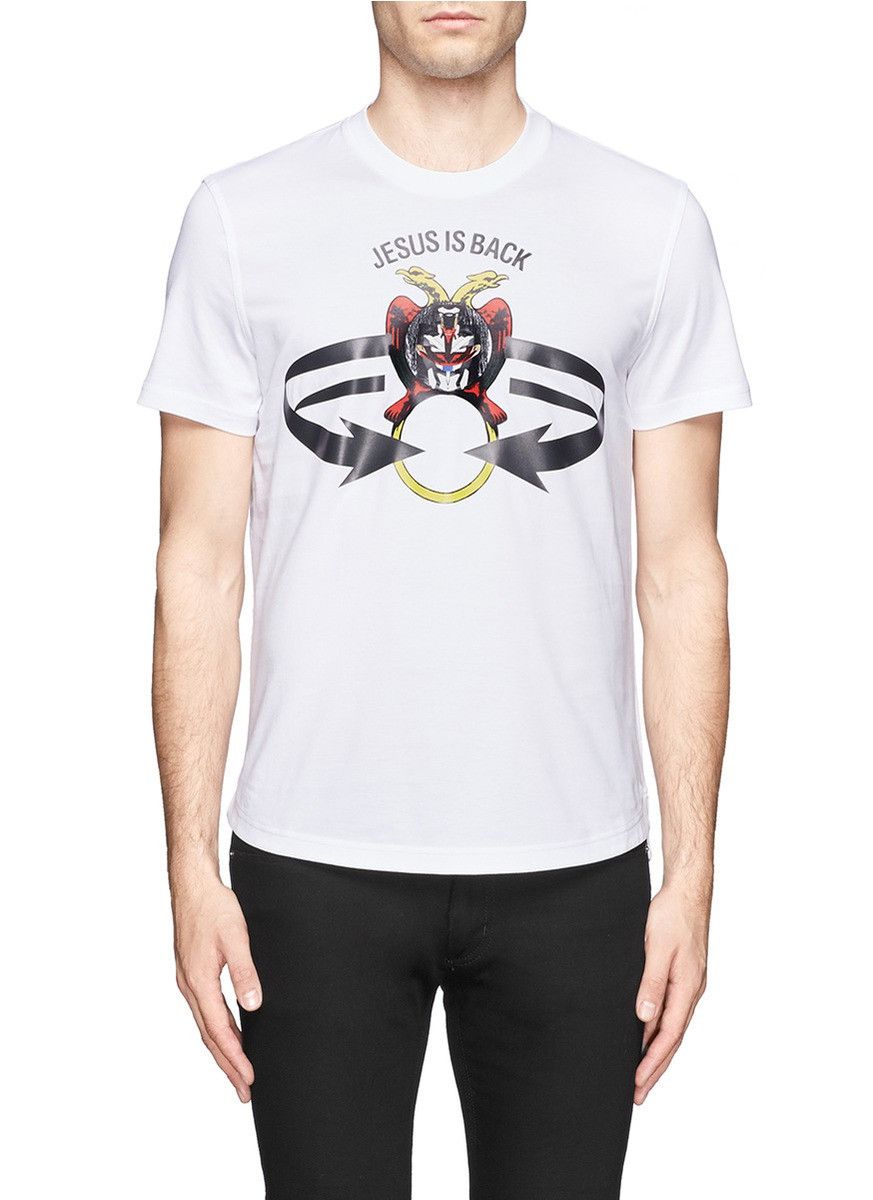 Givenchy Givenchy 'Jesus is Back' Madonna Rottweiler T-Shirt size XS Size US XS / EU 42 / 0 - 2 Thumbnail