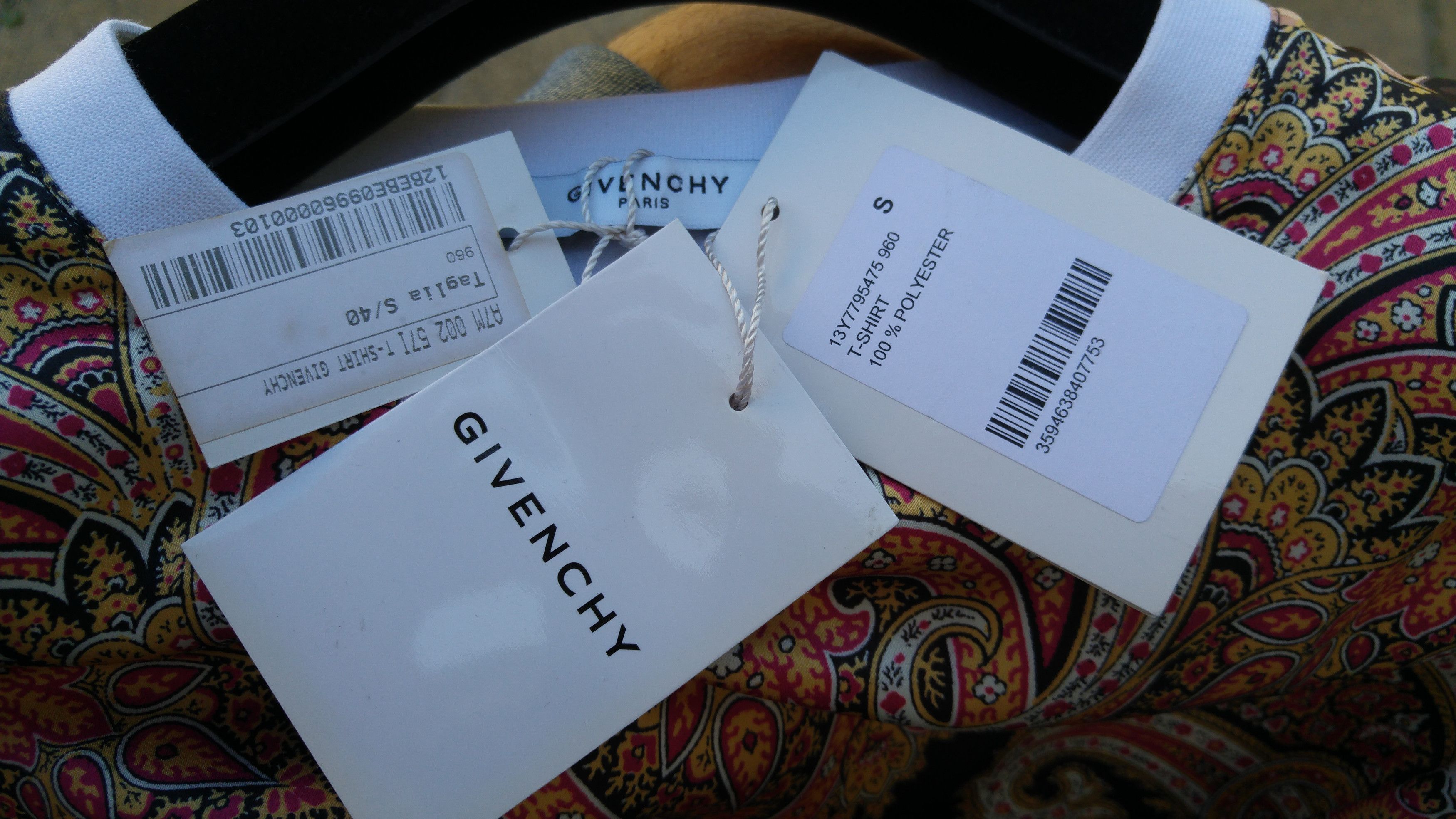 Givenchy Givenchy Satin Paisley Floral Birds of Paradise T-shirt Size US M / EU 48-50 / 2 - 10 Thumbnail