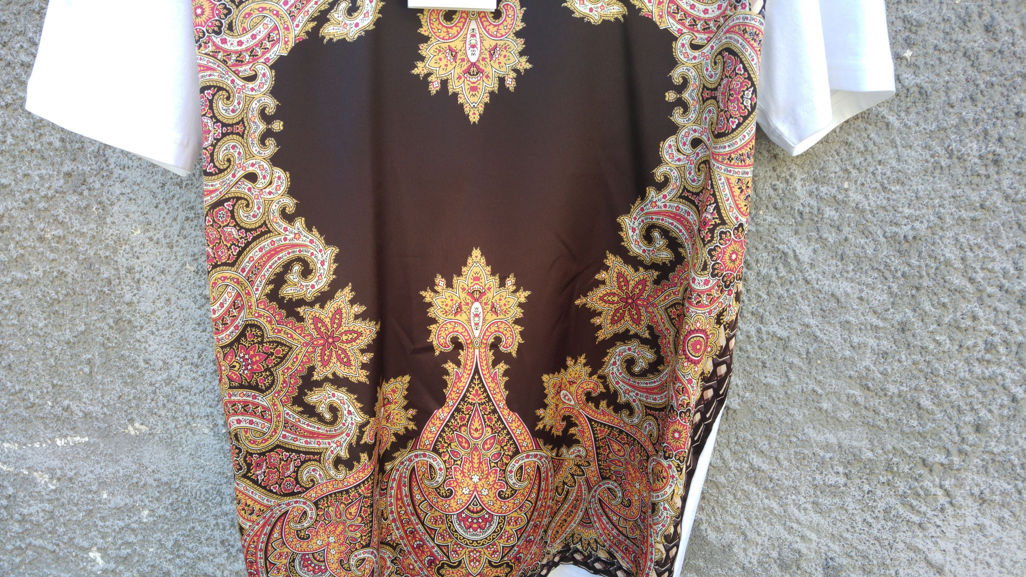 Givenchy Givenchy Satin Paisley Floral Birds of Paradise T-shirt Size US M / EU 48-50 / 2 - 8 Thumbnail