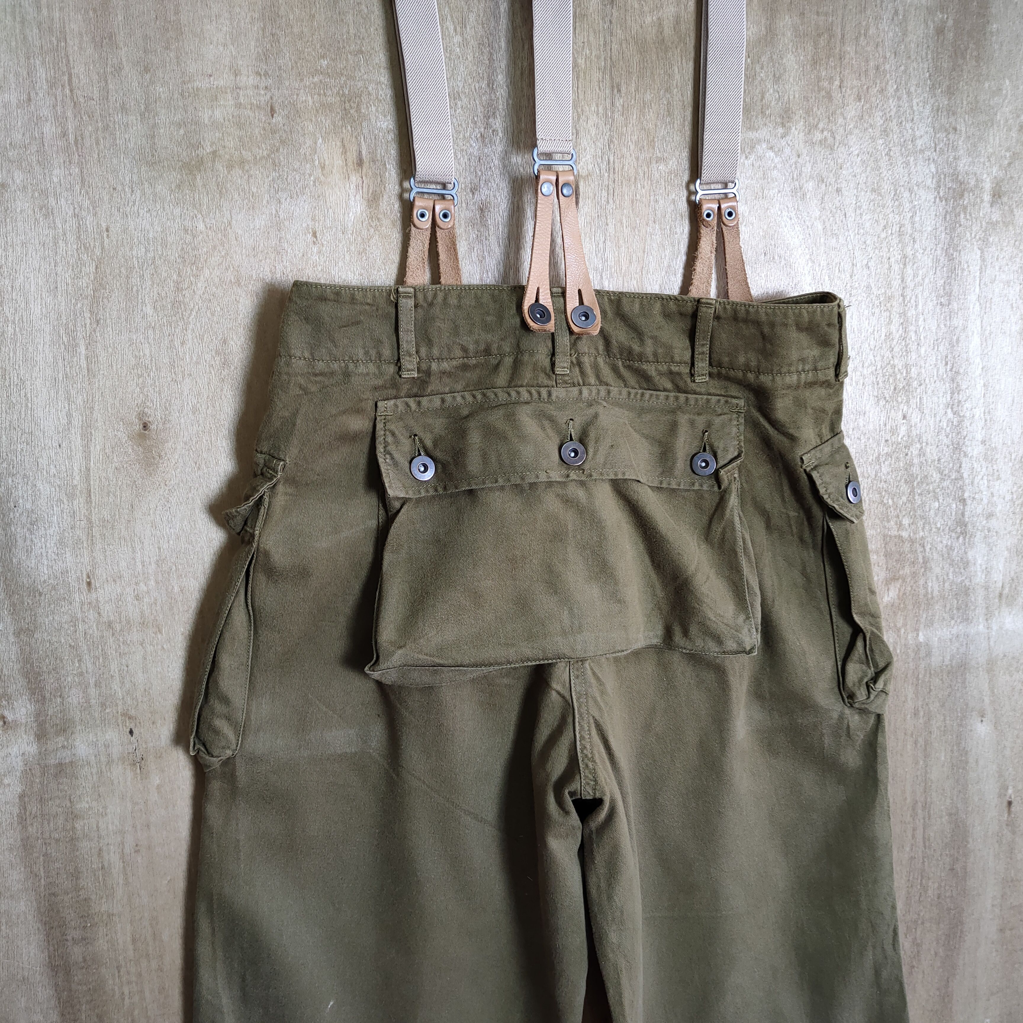 Japanese Brand VINTAGE BAN ROMEN SUSPENDER CARGO PANTS Size US 30 / EU 46 - 8 Thumbnail