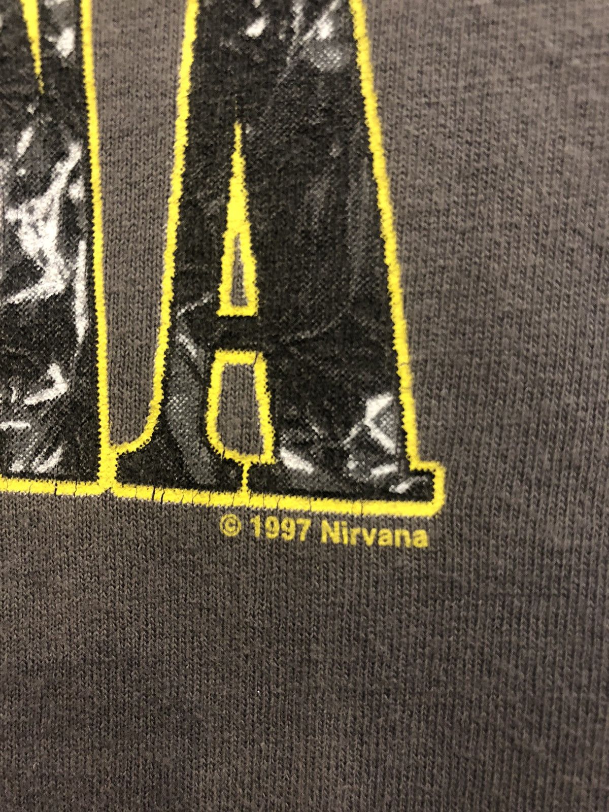 Nirvana × Vintage Vintage NIRVANA 90s Size US L / EU 52-54 / 3 - 3 Thumbnail