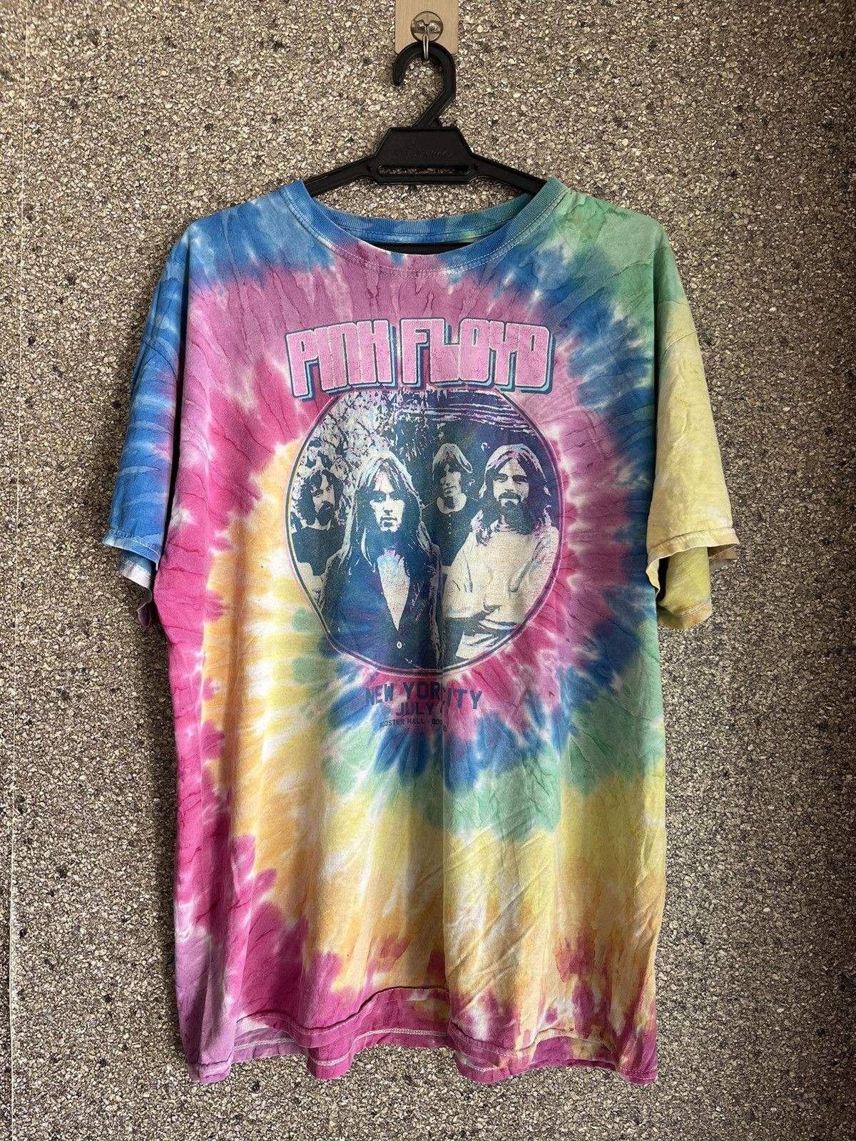 image of Vintage Pink Floyd Ft34 in Tie Dye, Men's (Size XL)