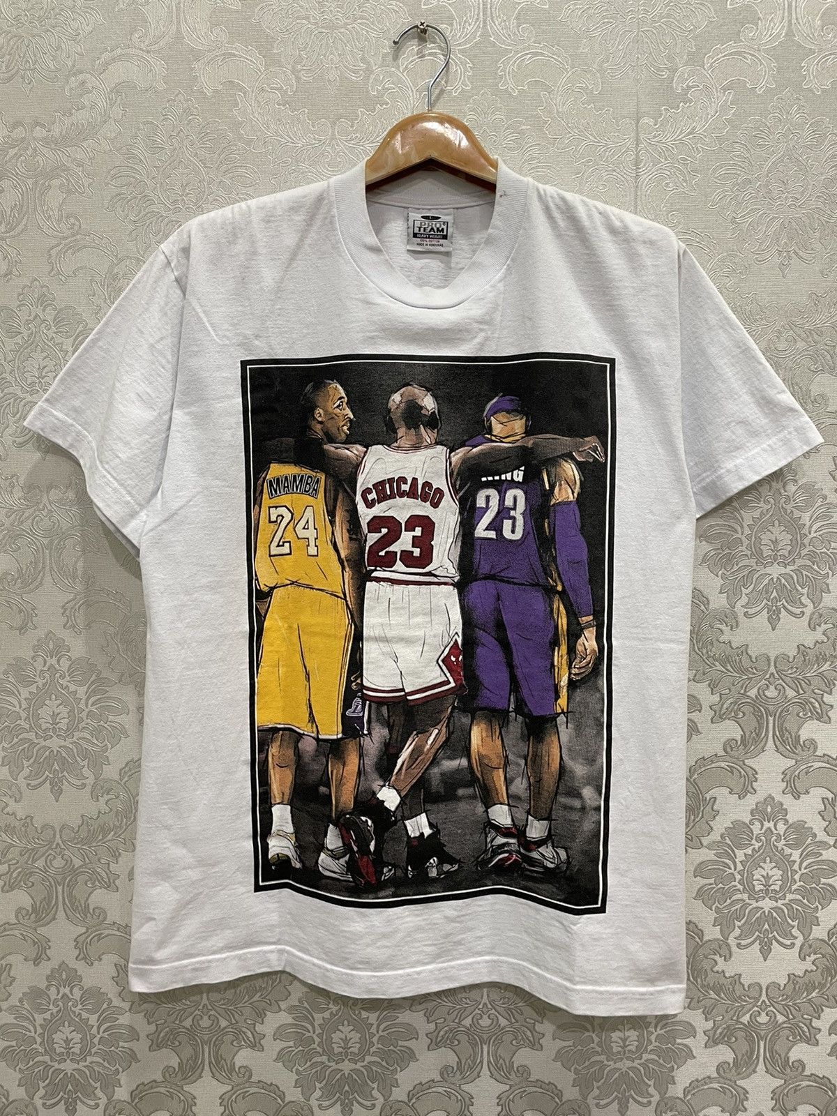 NBA Vintage LEGENDARY Michael Jordan Kobe Bryant Lebron James Size US L / EU 52-54 / 3 - 2 Thumbnail