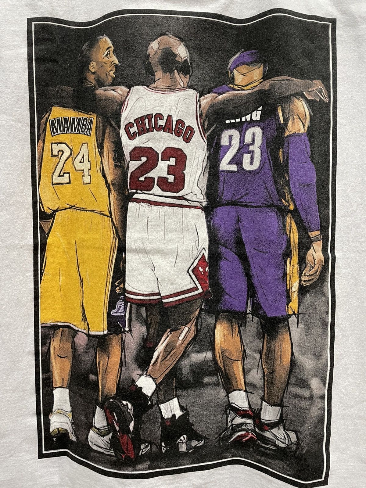NBA Vintage LEGENDARY Michael Jordan Kobe Bryant Lebron James Size US L / EU 52-54 / 3 - 1 Thumbnail