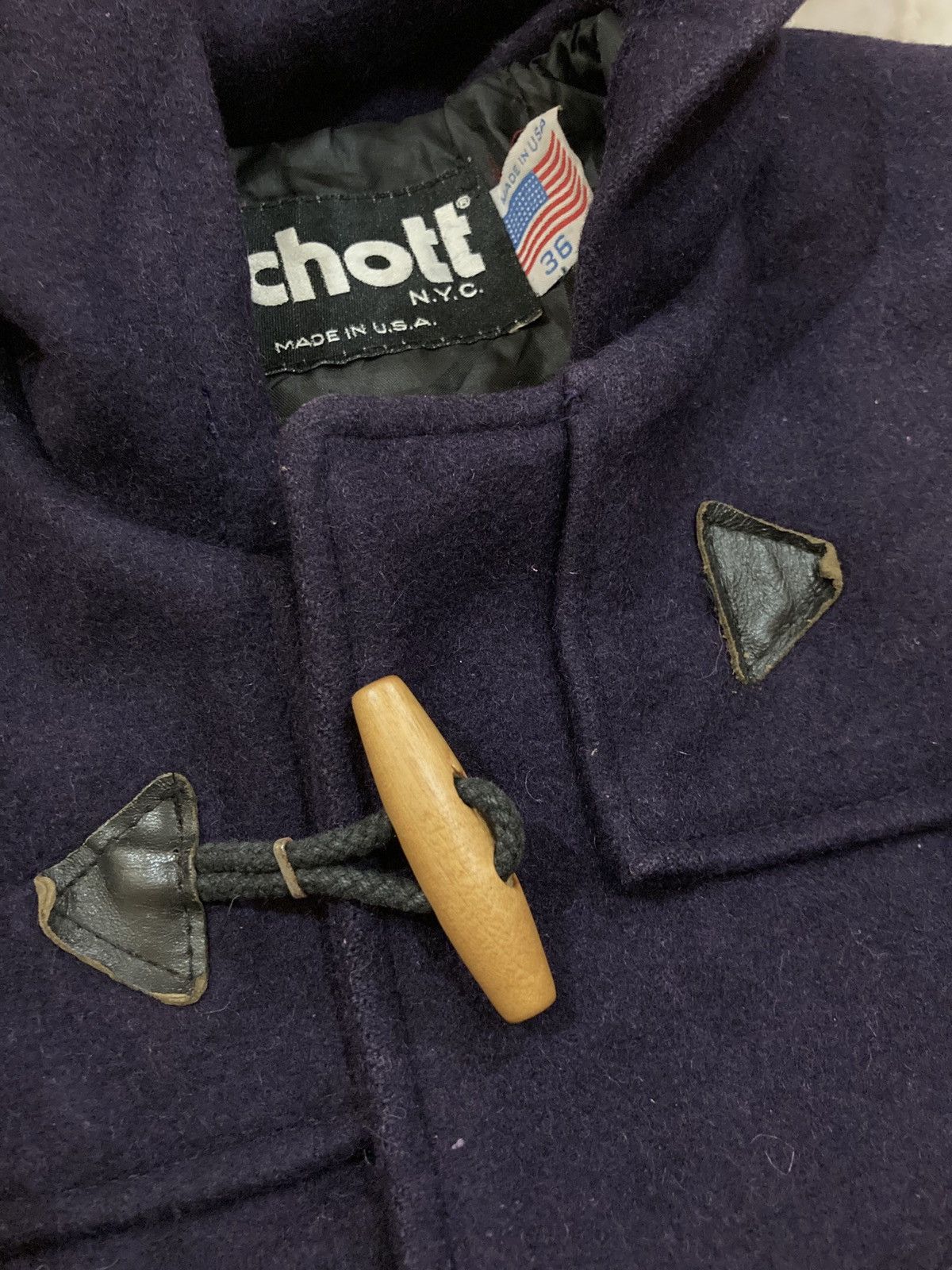 Schott Schott Duffle Jacket Made in USA Size US M / EU 48-50 / 2 - 5 Thumbnail