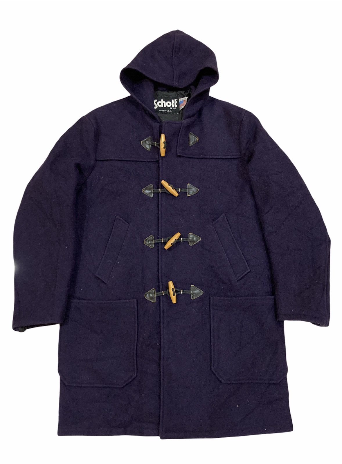 Schott Schott Duffle Jacket Made in USA Size US M / EU 48-50 / 2 - 1 Thumbnail