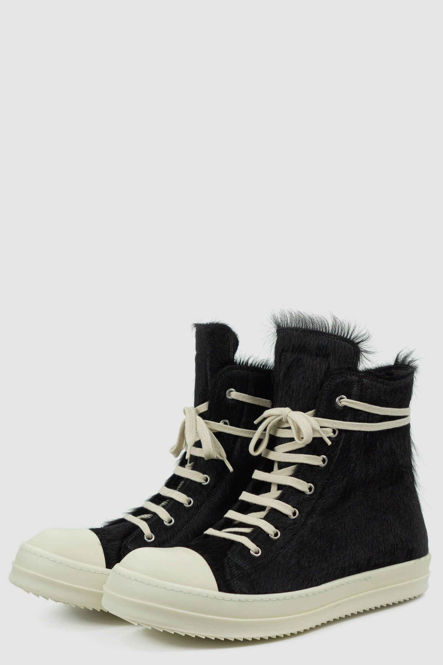Rick Owens LONG HAIR RAMONES SNEAKER / 44 Size US 11 / EU 44 - 2 Thumbnail