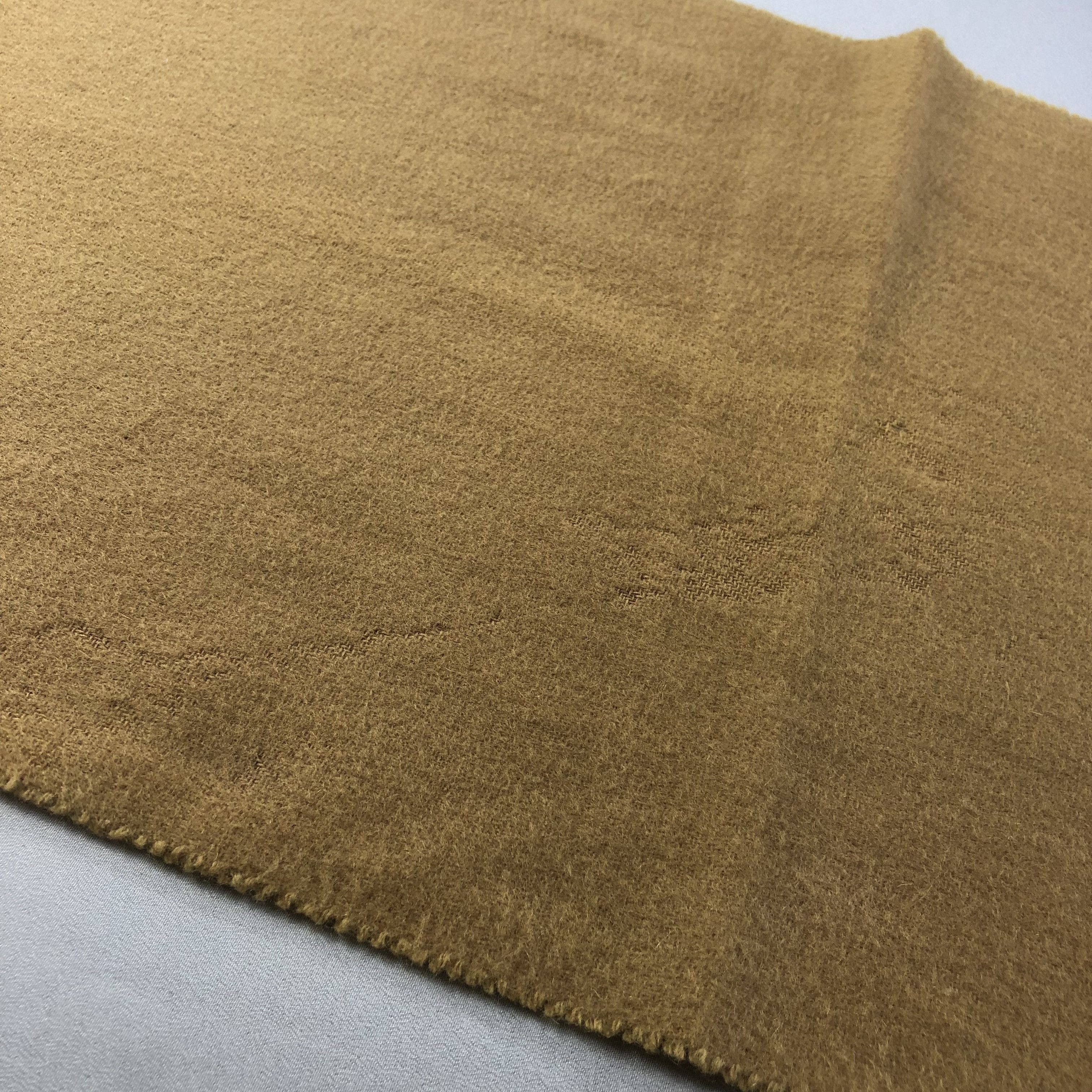 Liberty Liberty Plain Tan Cashmere Scarf Muffler V1391 Size ONE SIZE - 6 Thumbnail