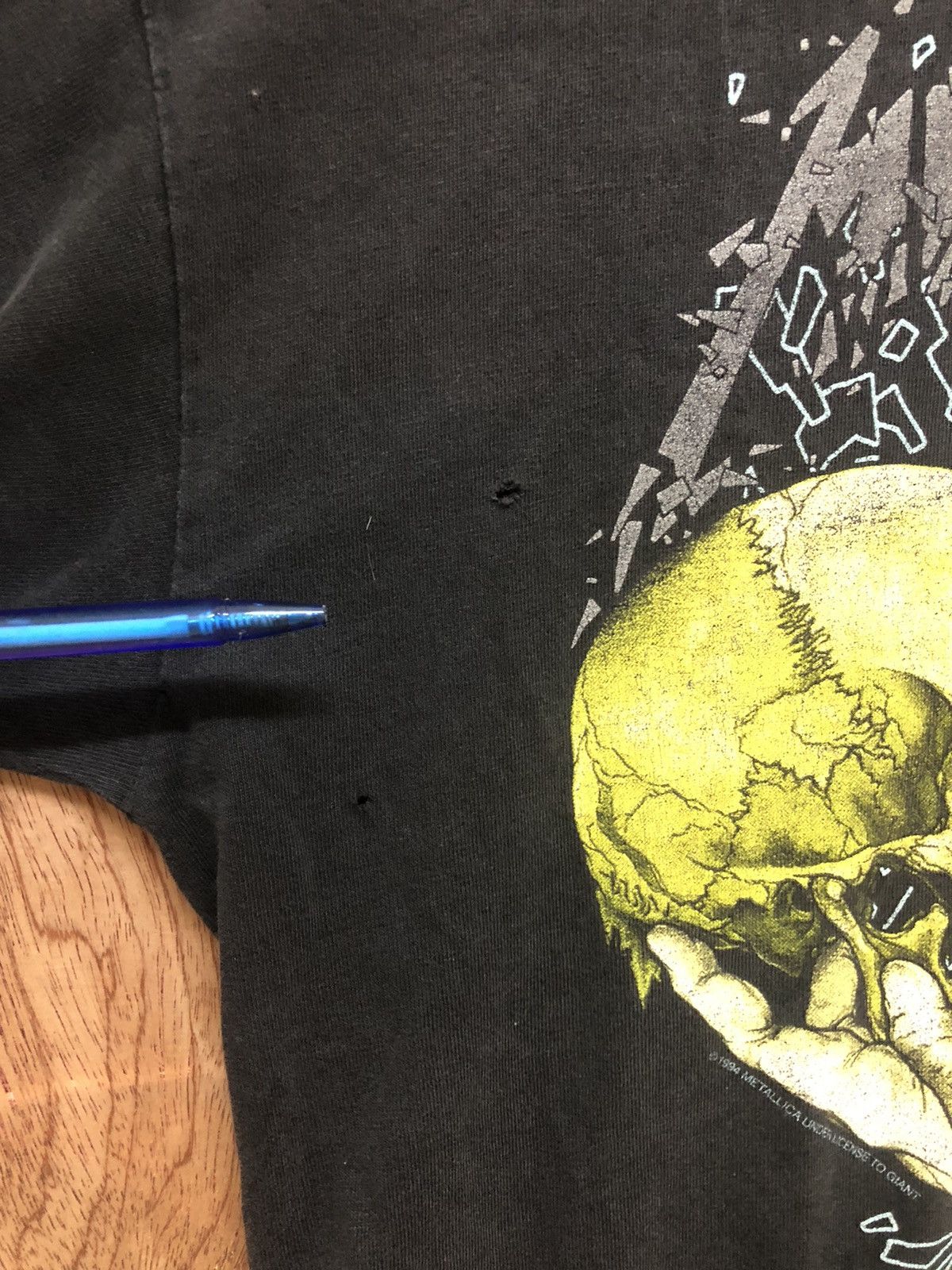 Band Tees × Metallica × Vintage Vintage Metallica PUSHEAD t shirt H2 Size US L / EU 52-54 / 3 - 8 Thumbnail