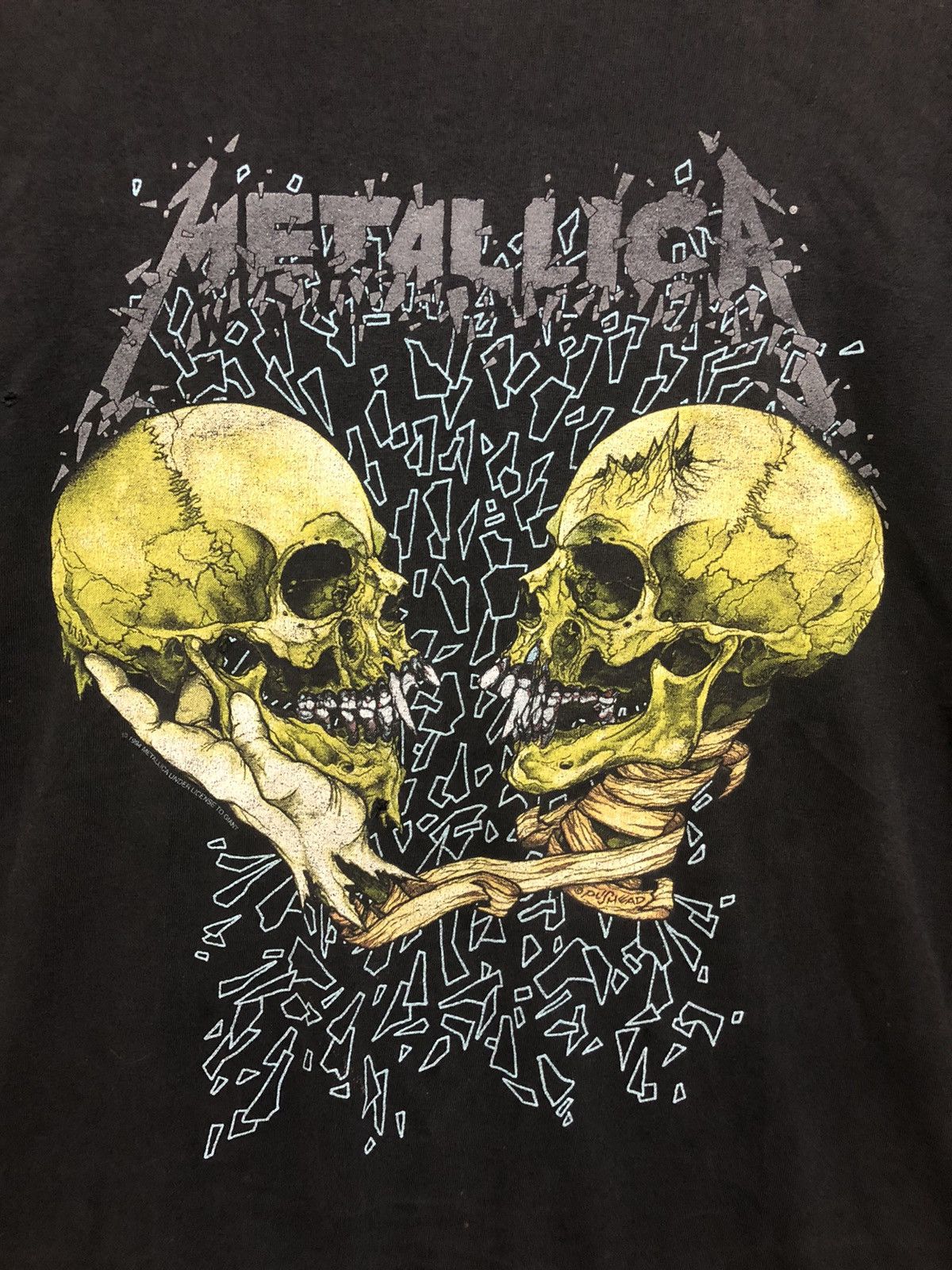 Band Tees × Metallica × Vintage Vintage Metallica PUSHEAD t shirt H2 Size US L / EU 52-54 / 3 - 2 Thumbnail