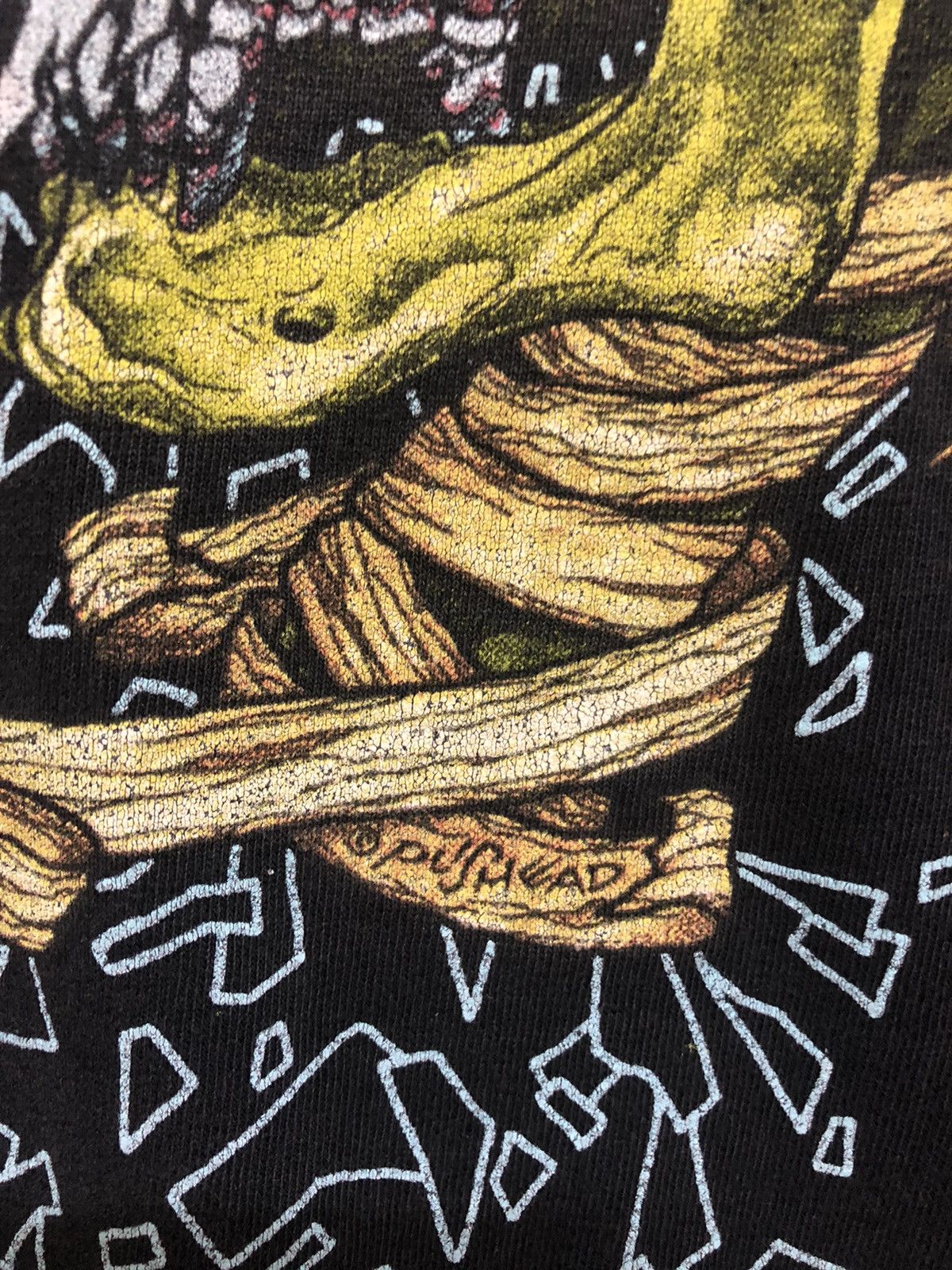 Band Tees × Metallica × Vintage Vintage Metallica PUSHEAD t shirt H2 Size US L / EU 52-54 / 3 - 3 Thumbnail