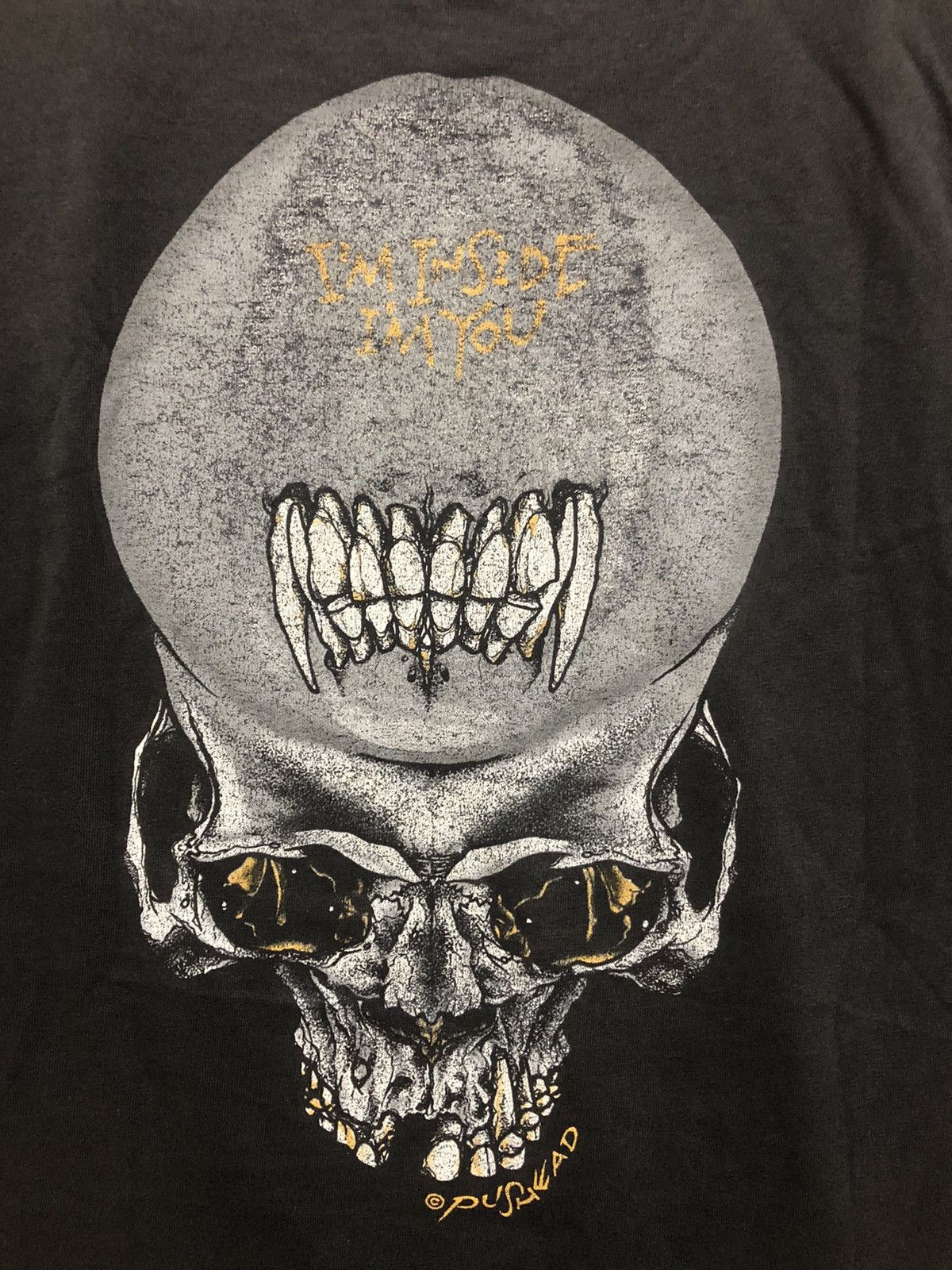 Band Tees × Metallica × Vintage Vintage Metallica PUSHEAD t shirt H2 Size US L / EU 52-54 / 3 - 6 Thumbnail