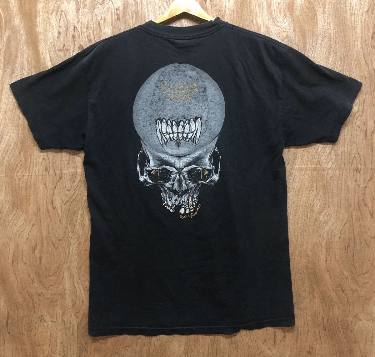 Band Tees × Metallica × Vintage Vintage Metallica PUSHEAD t shirt H2 Size US L / EU 52-54 / 3 - 5 Thumbnail