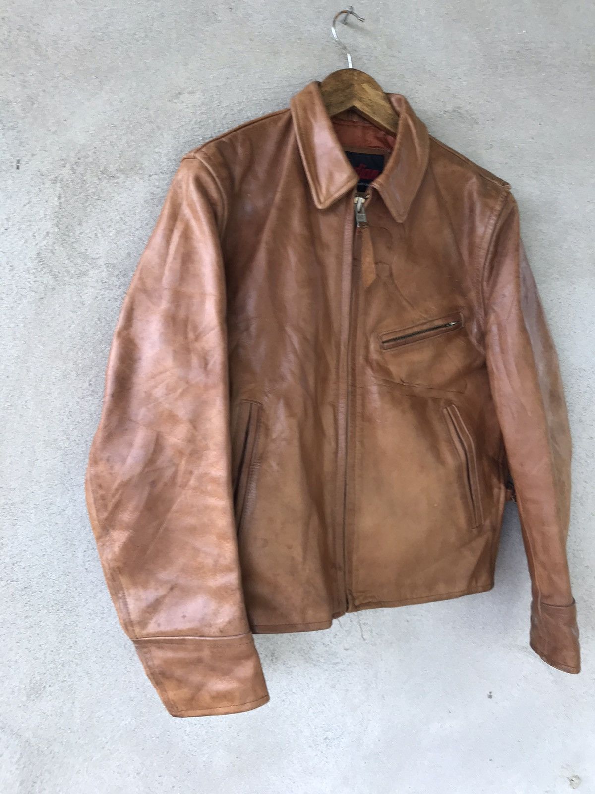 Genuine Leather × Indian Motorcycle RARE VINTAGE 80s INDIAN MOTORCYCLE GENUINE LEATHER JACKET Size US M / EU 48-50 / 2 - 4 Thumbnail