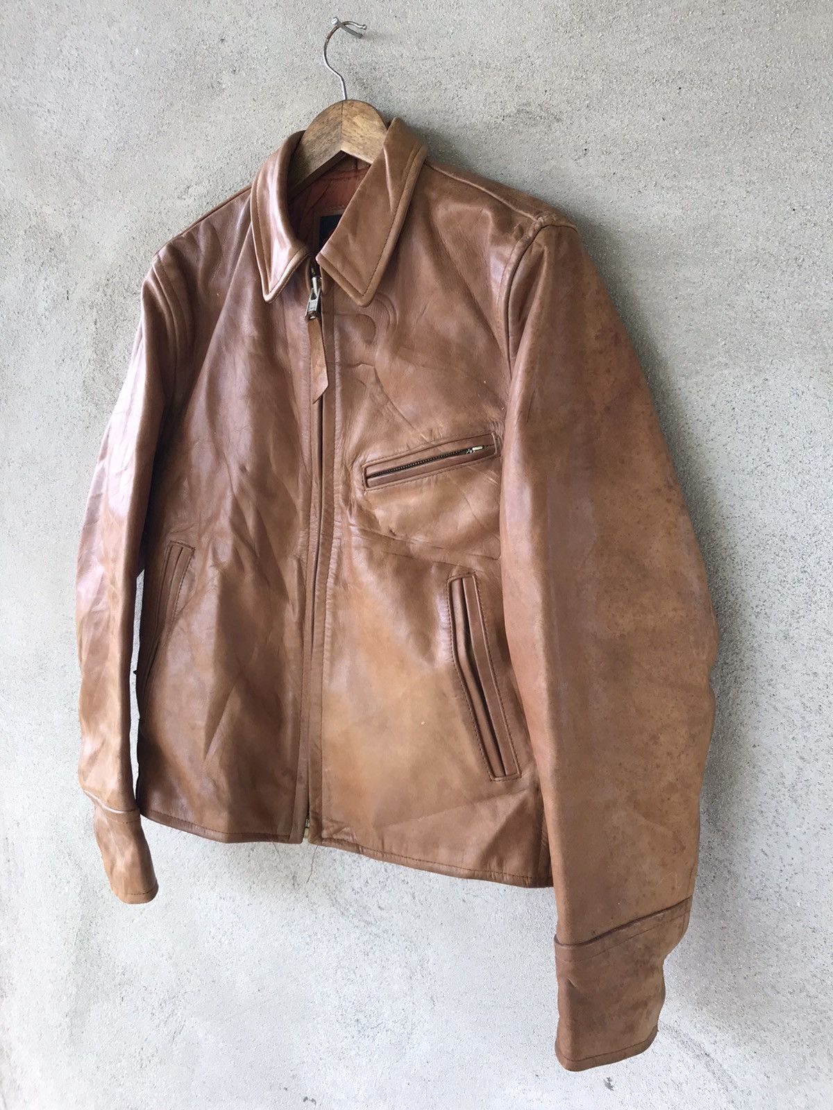 Genuine Leather × Indian Motorcycle RARE VINTAGE 80s INDIAN MOTORCYCLE GENUINE LEATHER JACKET Size US M / EU 48-50 / 2 - 3 Thumbnail