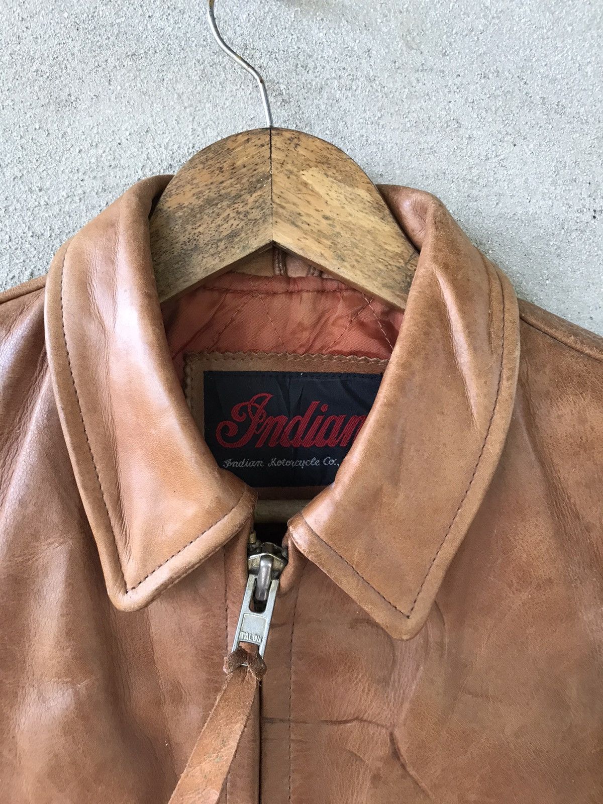 Genuine Leather × Indian Motorcycle RARE VINTAGE 80s INDIAN MOTORCYCLE GENUINE LEATHER JACKET Size US M / EU 48-50 / 2 - 9 Thumbnail