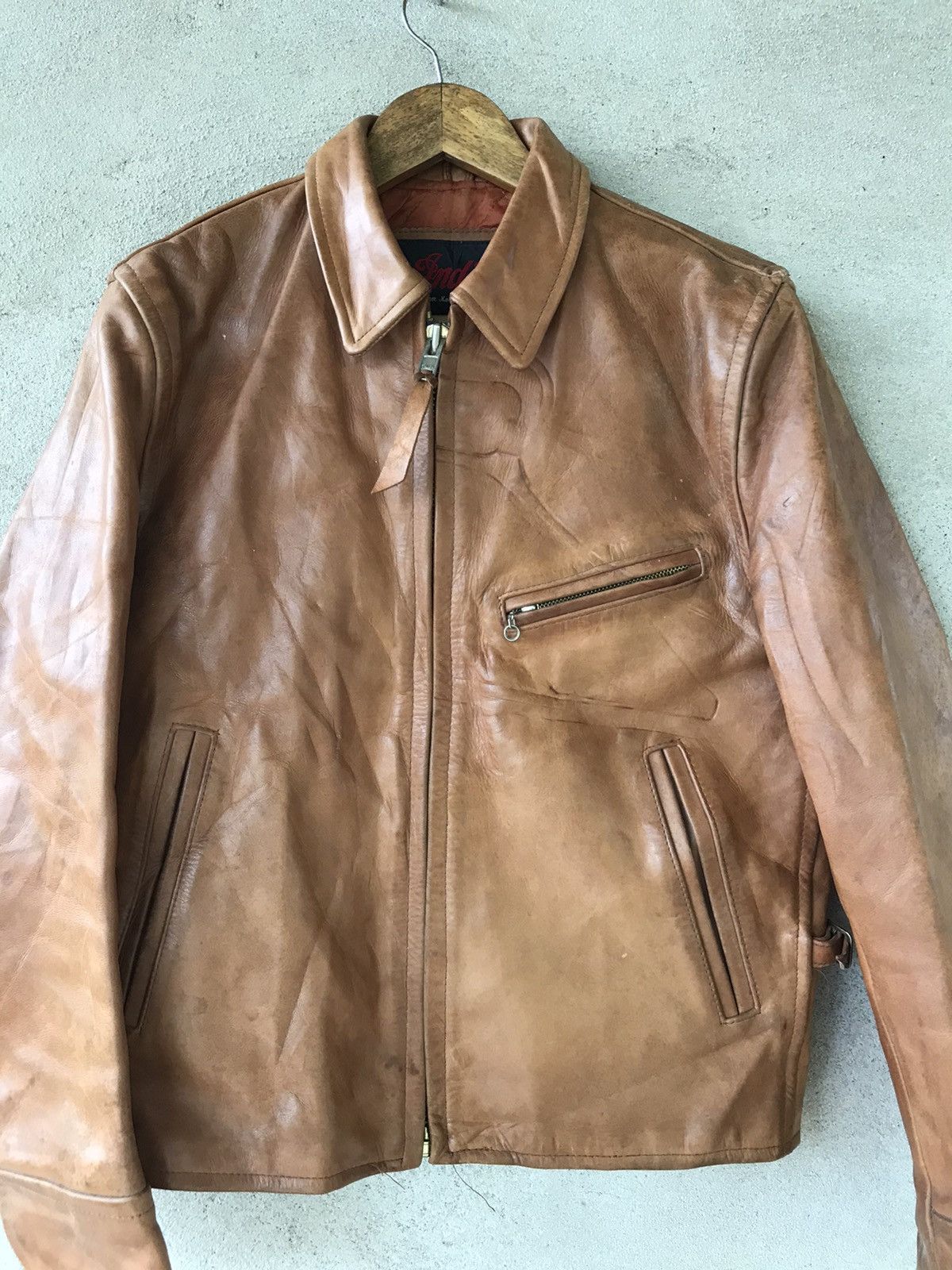 Genuine Leather × Indian Motorcycle RARE VINTAGE 80s INDIAN MOTORCYCLE GENUINE LEATHER JACKET Size US M / EU 48-50 / 2 - 8 Thumbnail