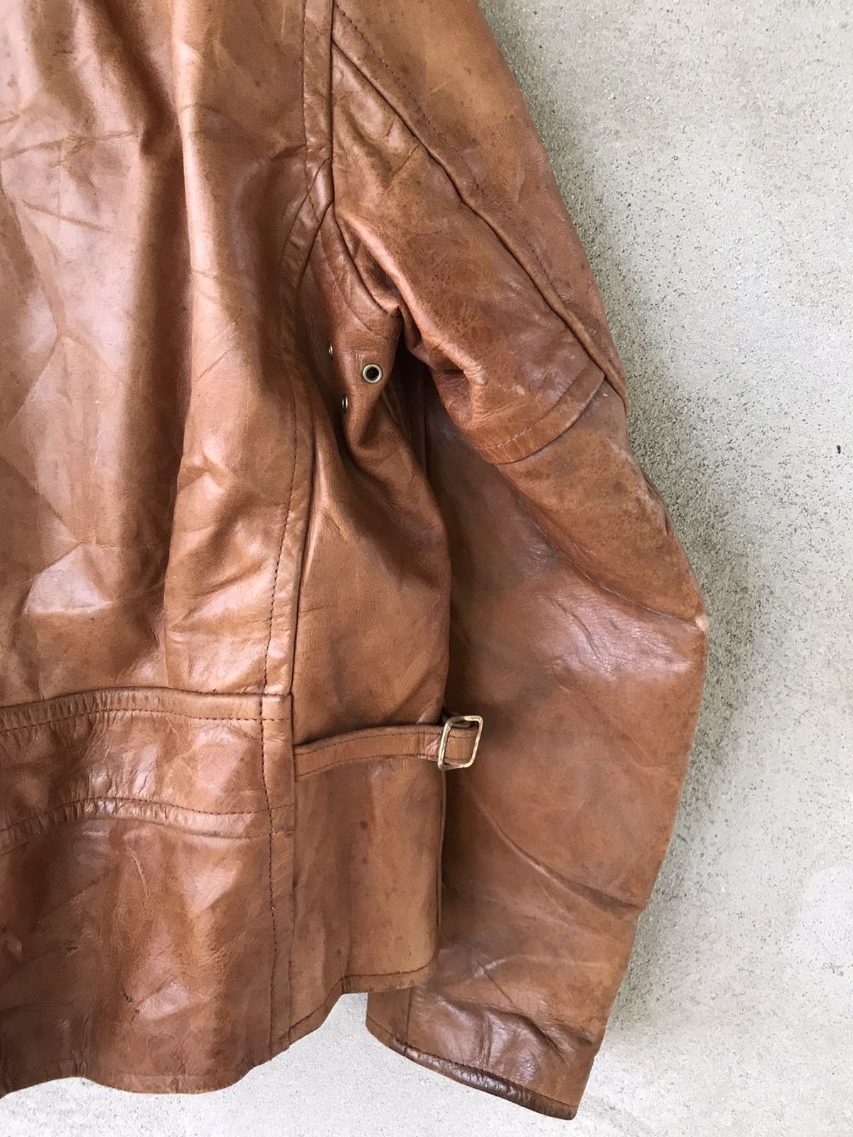 Genuine Leather × Indian Motorcycle RARE VINTAGE 80s INDIAN MOTORCYCLE GENUINE LEATHER JACKET Size US M / EU 48-50 / 2 - 12 Thumbnail