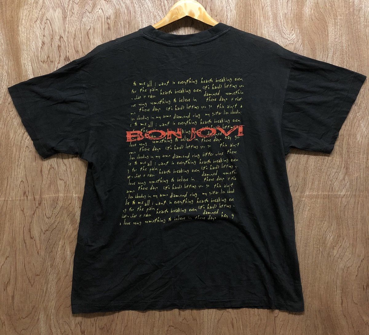 Band Tees × Bon Jovi Vintage Bon Jovi Japan Tour 1996 Size US L / EU 52-54 / 3 - 3 Thumbnail
